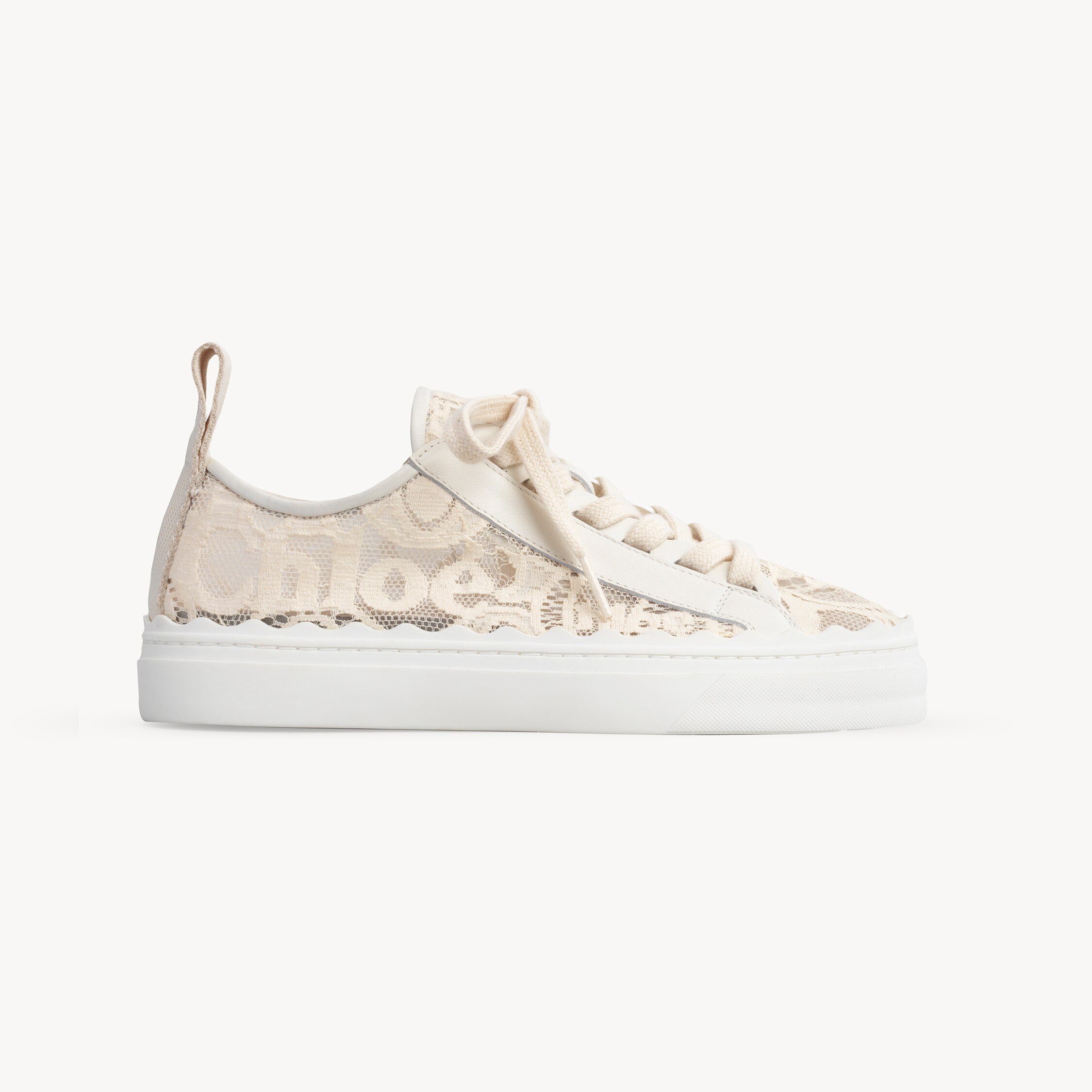 Chloé Lauren Sneaker In Neutral