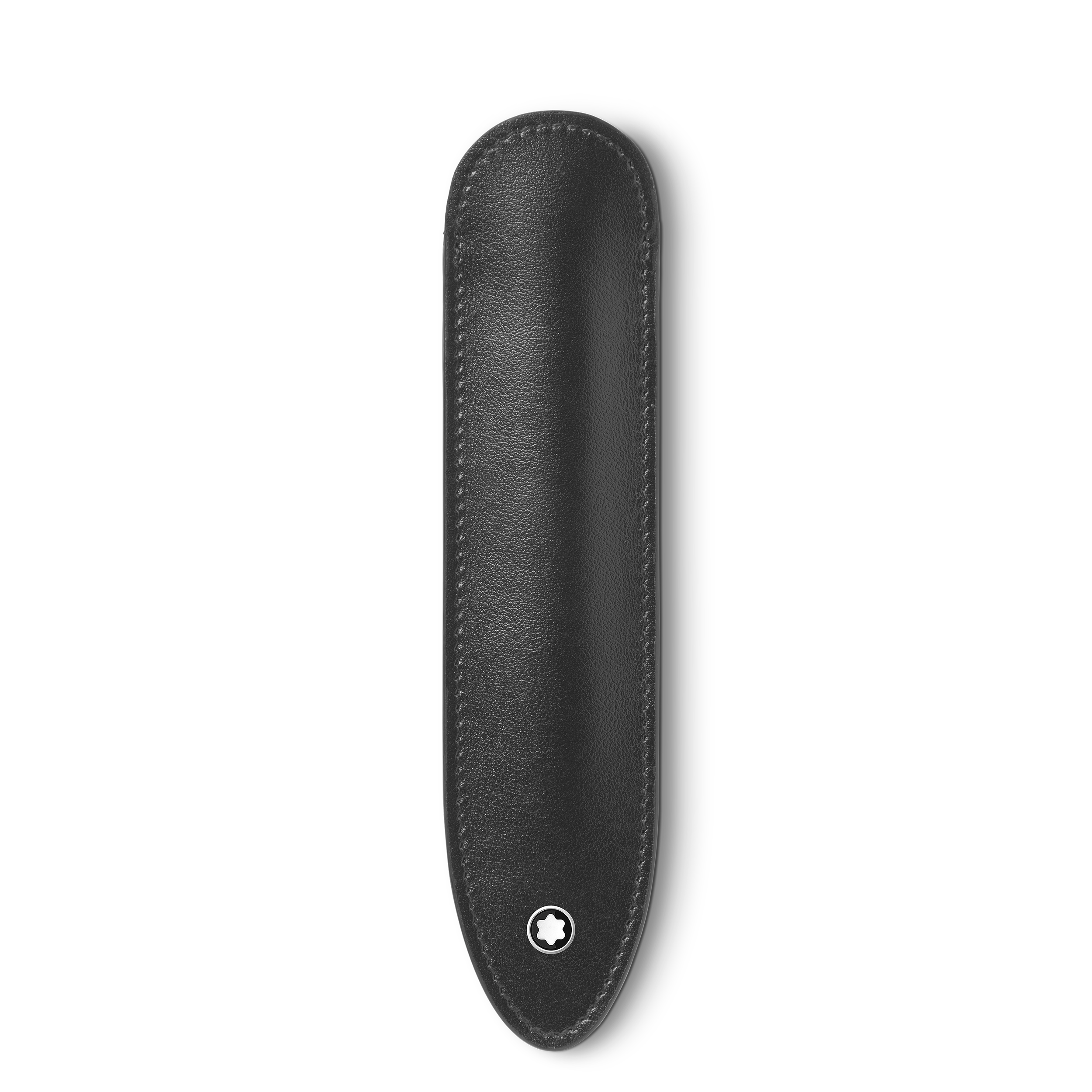 Montblanc - 1-Pen Sleeve In Meisterstück Leather - Leather - Mb198338 - Pen Pouches   Black