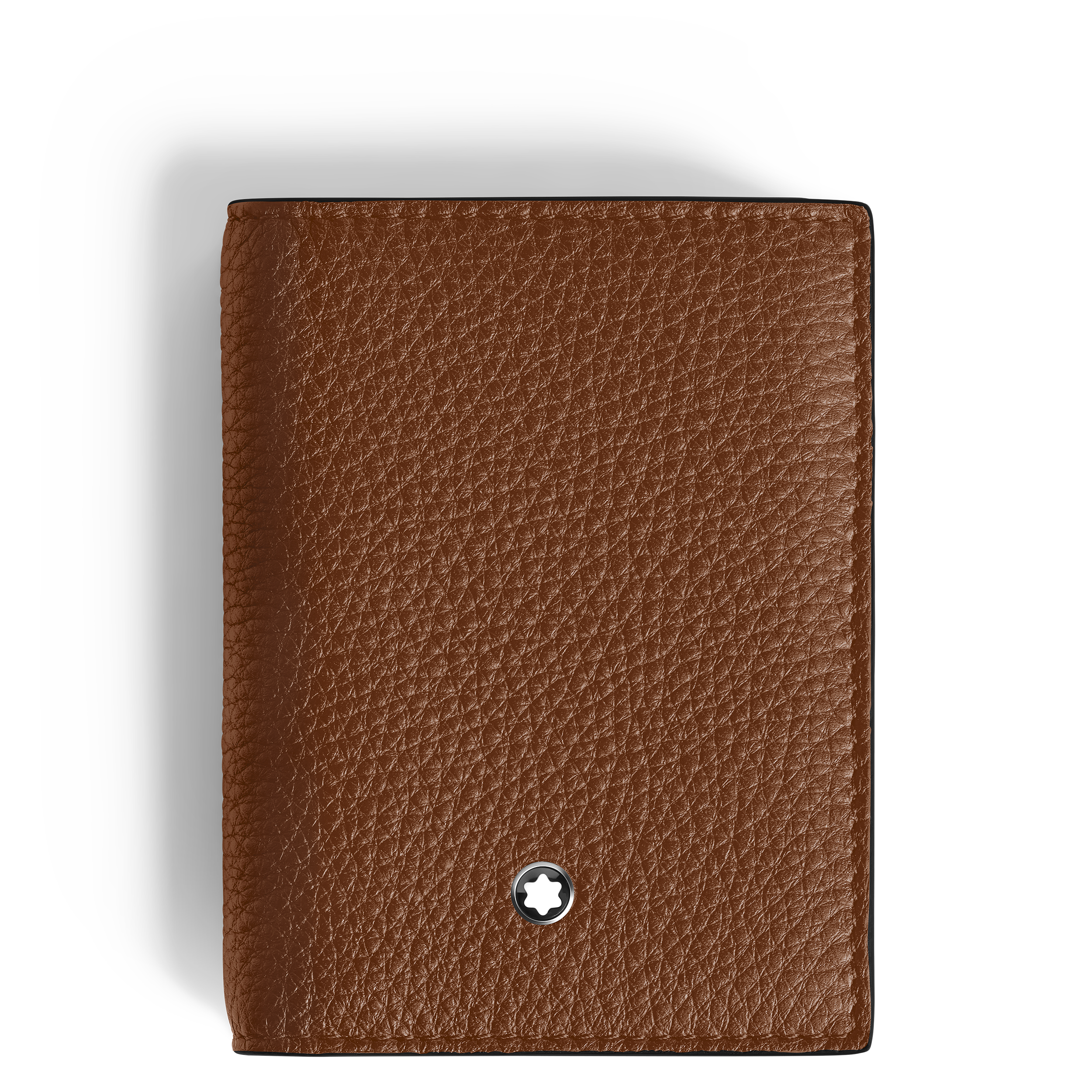 Montblanc - Card Holder 4Cc In Grain Leather - Leather - Mb221382 - Card Holders   Fauve