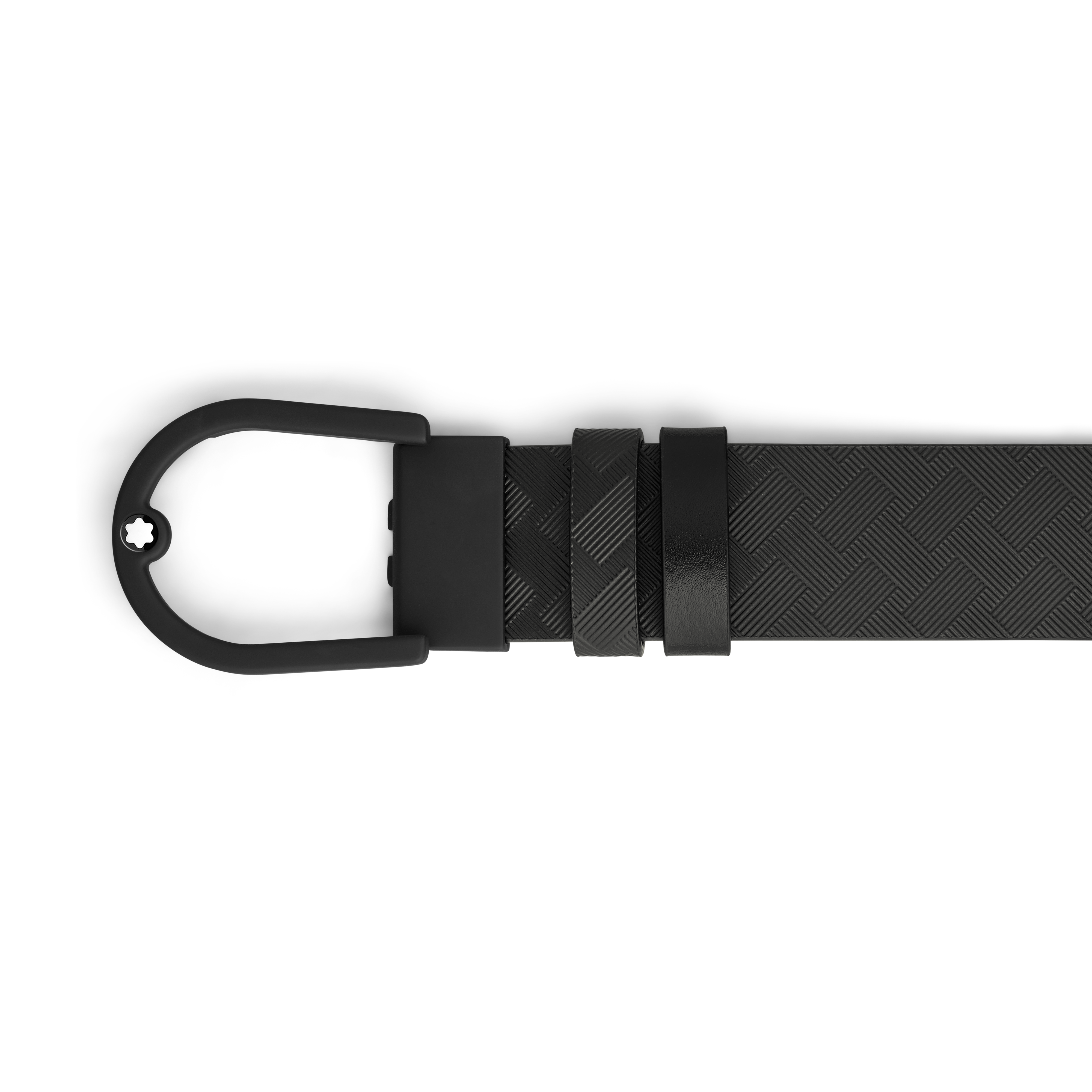  Montblanc - Wendbarer Gürtel Mit Hufeisenförmiger Schließe 35 Mm Aus Extreme Leder - Mb220996 - Gürtel 