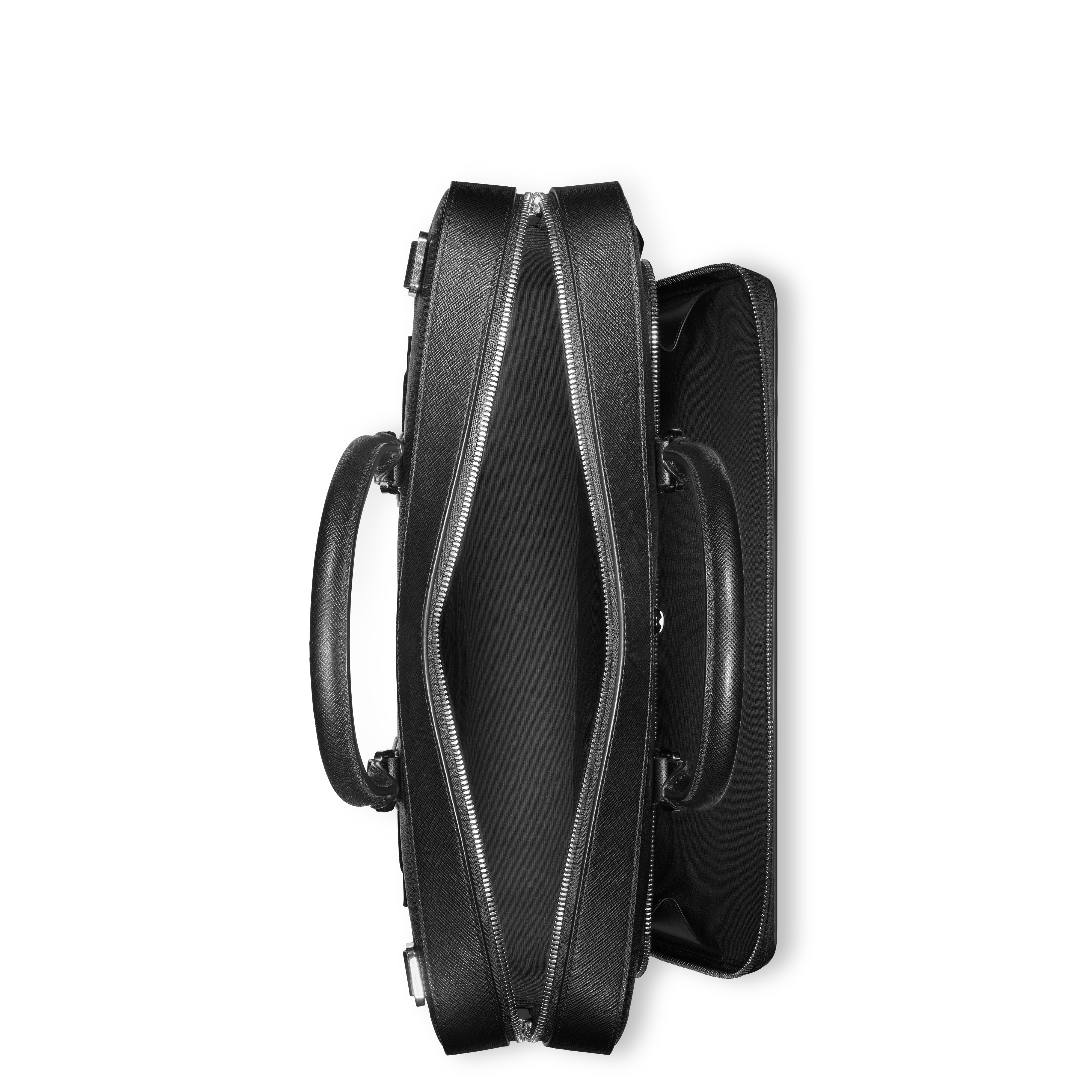  Montblanc - Portadocumenti Modello Medio Con Tasca In Pelle Sartorial - Nero - Pellame - Mb130271 - Portadocumenti 