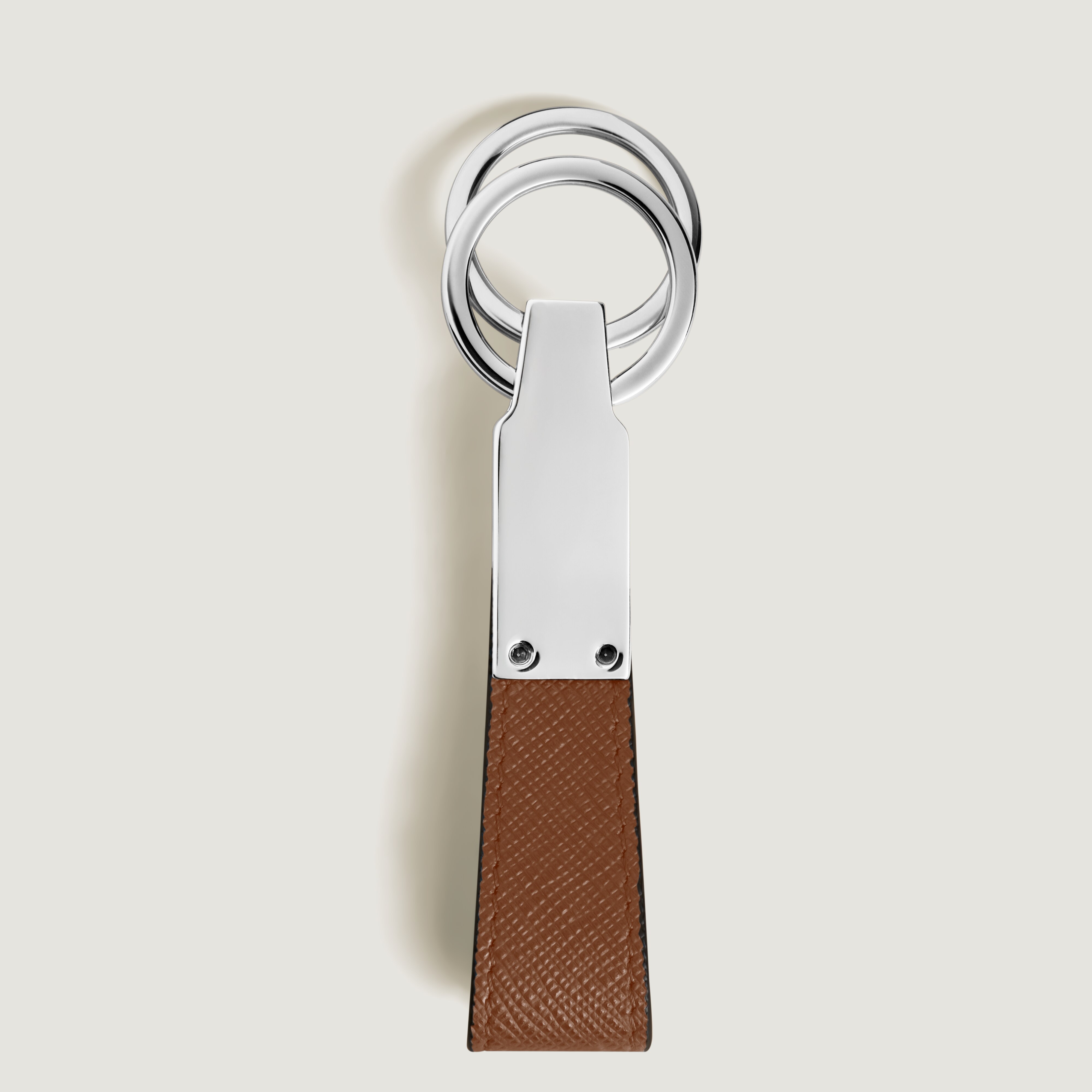  Montblanc - Schlüsselanhänger Mit Schlaufe Aus Sartorial Leder - Rehbraun - Leder - Mb220399 - Schlüsselringe & Schlüsseletuis 