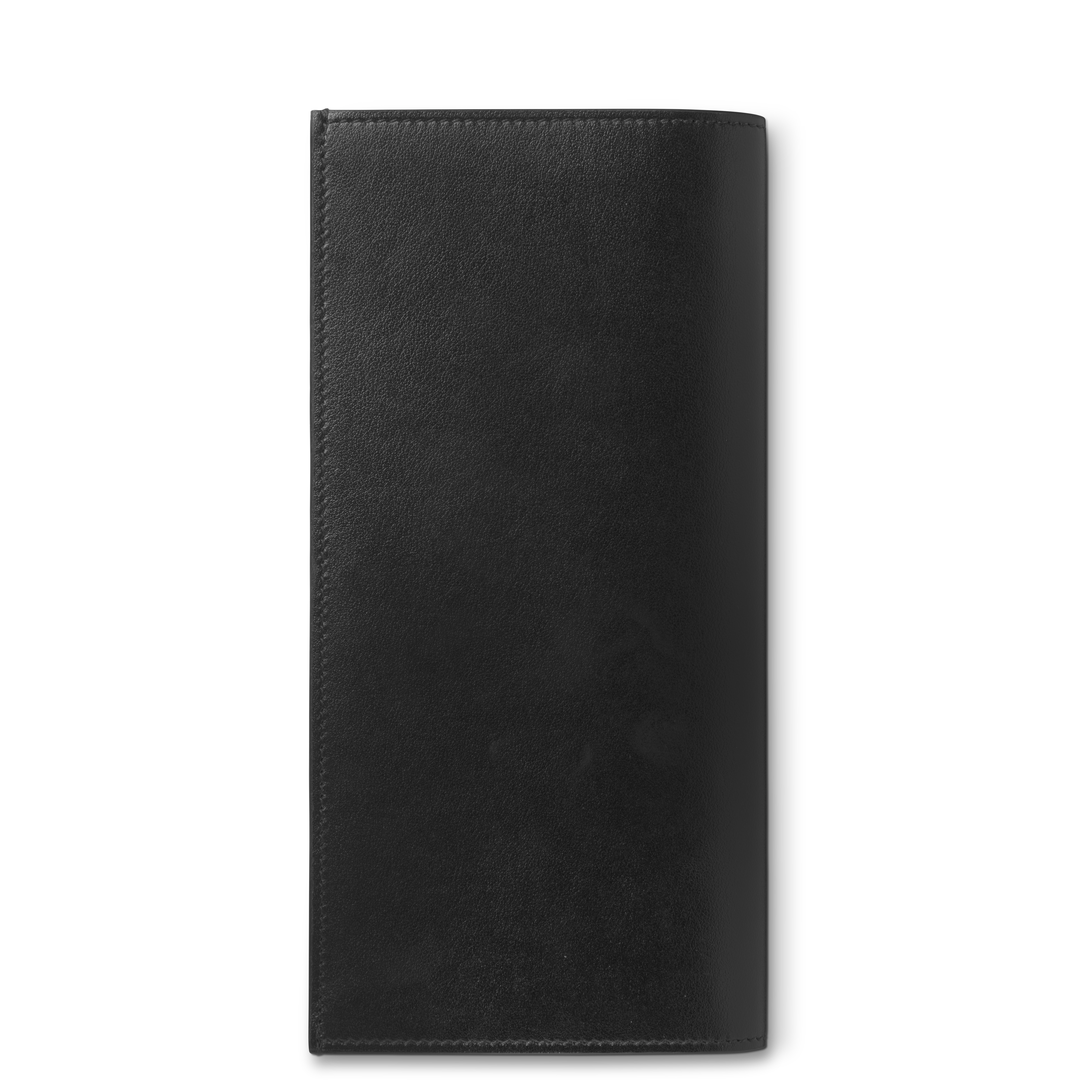  Montblanc - Längliche Brieftasche 14 Cc Mit Reißverschluss Aus Meisterstück Leder - Schwarz - Leder - Mb198318 - Brieftaschen 