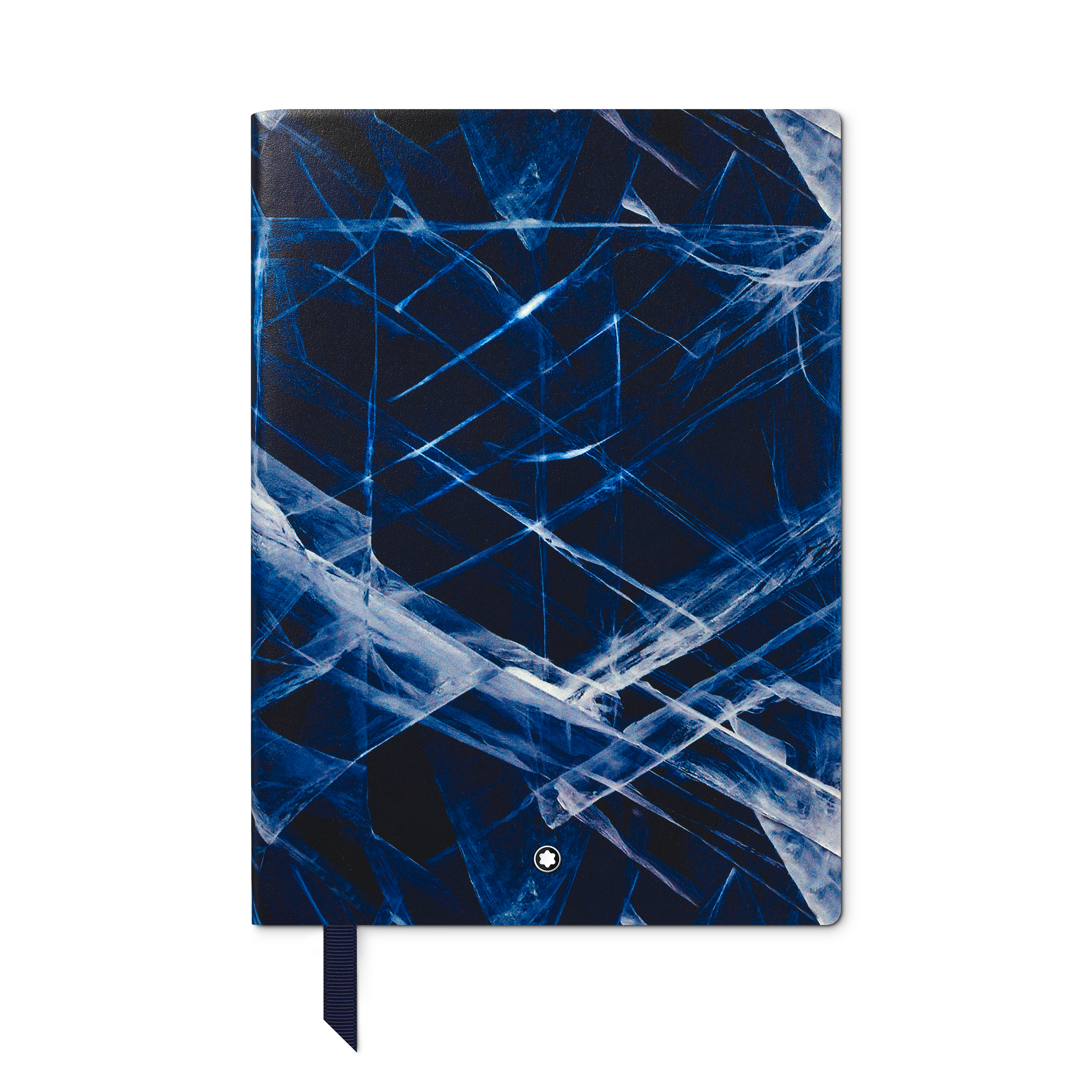 Notebook #163 medium, Montblanc Meisterstück Glacier collection, blue lined, image 1