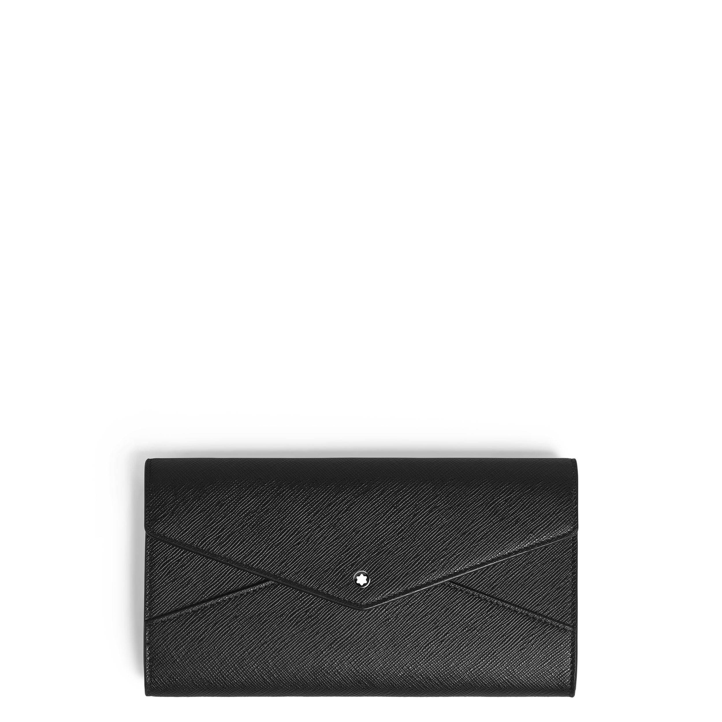 Montblanc - Envelope Thin Continental Wallet - Leather - Mb222941 - Wallets   Black