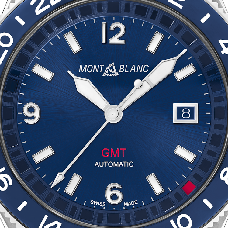Montblanc best sale gmt watch