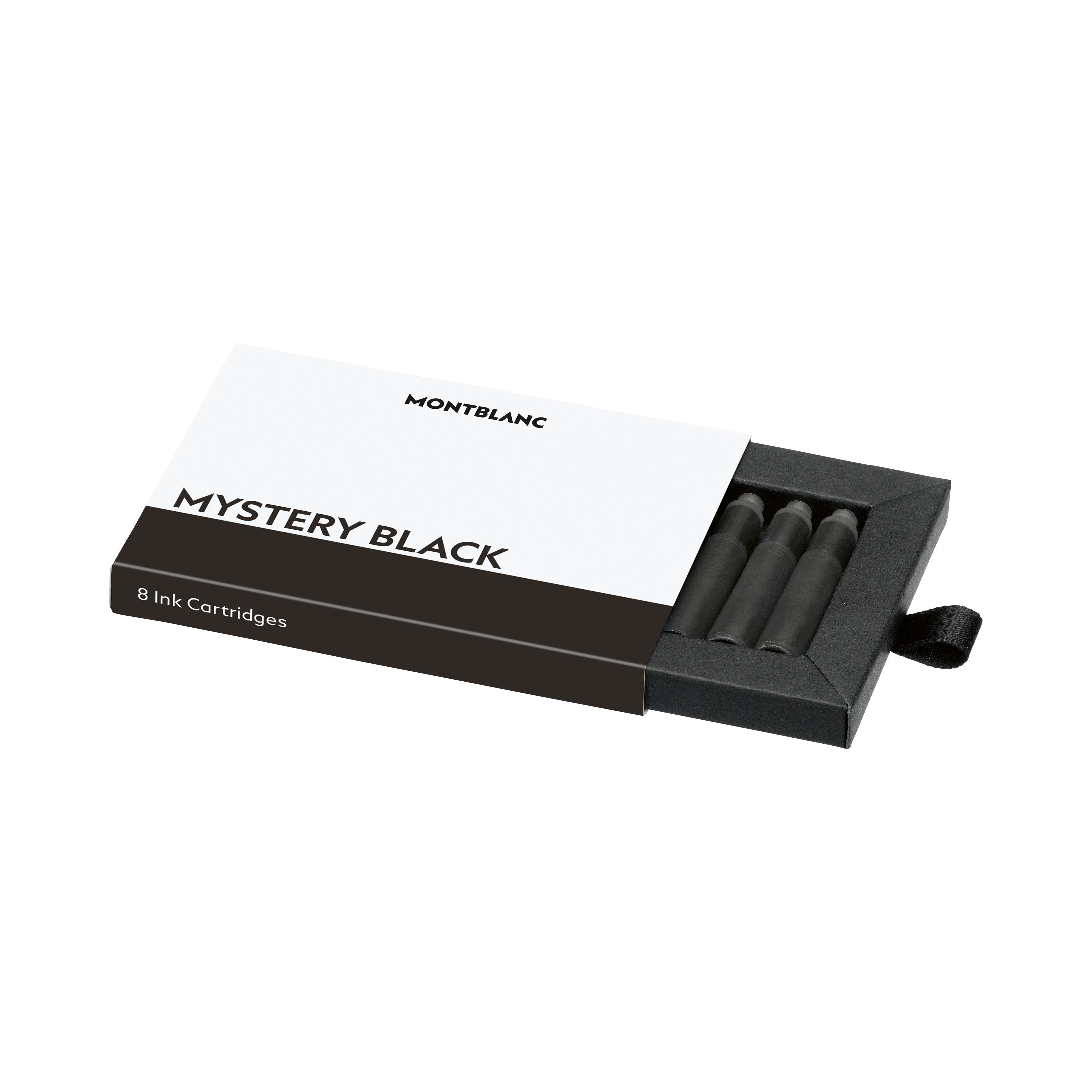 Montblanc Cartucce D'inchiostro Mystery Black Mystery Black (Nero) Mb128197 Inchiostro In Cartucce Taglia 8 Cartucce Per Confezione