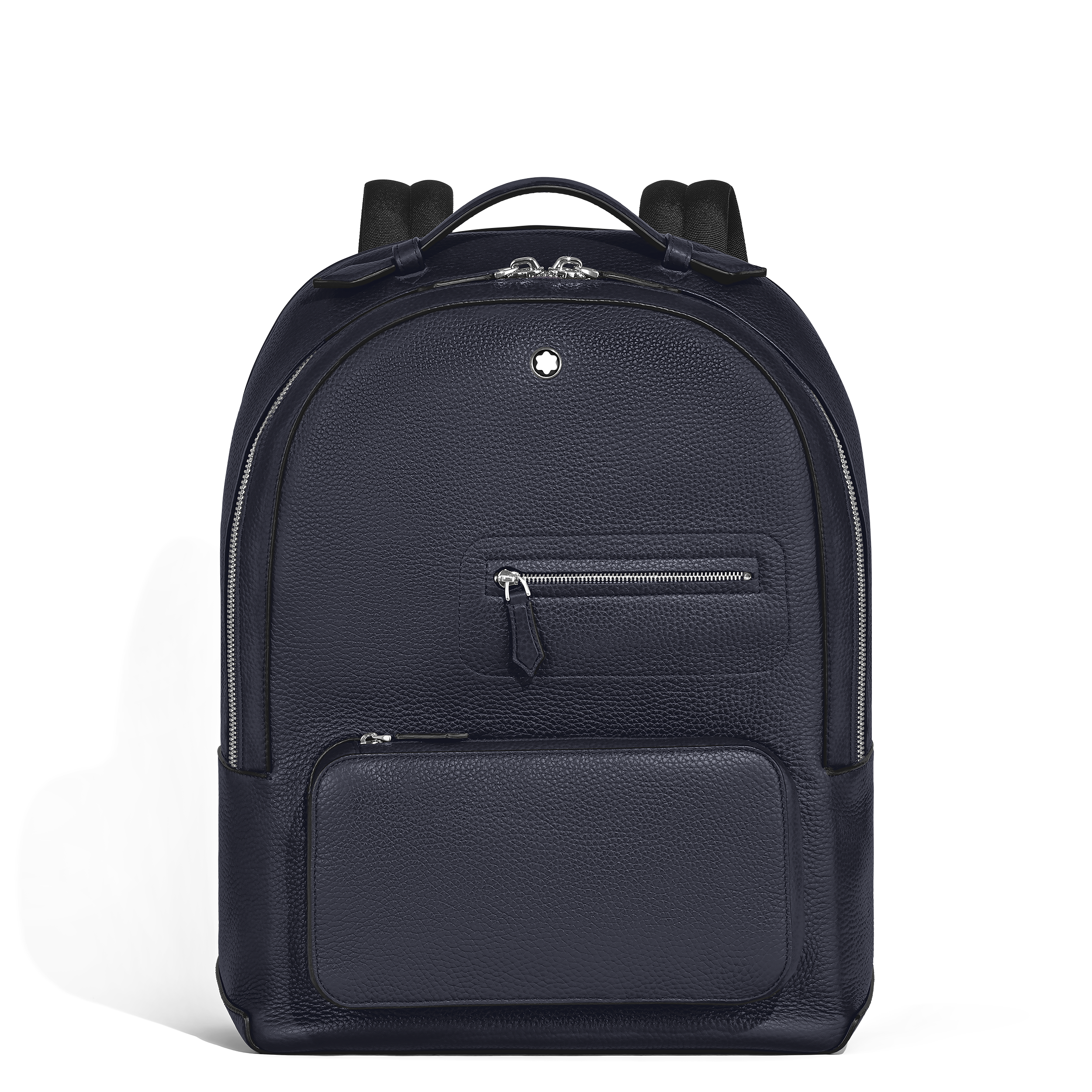  Montblanc - Rucksack Montblanc Companion - Mitternachtsblau - Leder - Mb220035 - Rucksäcke 