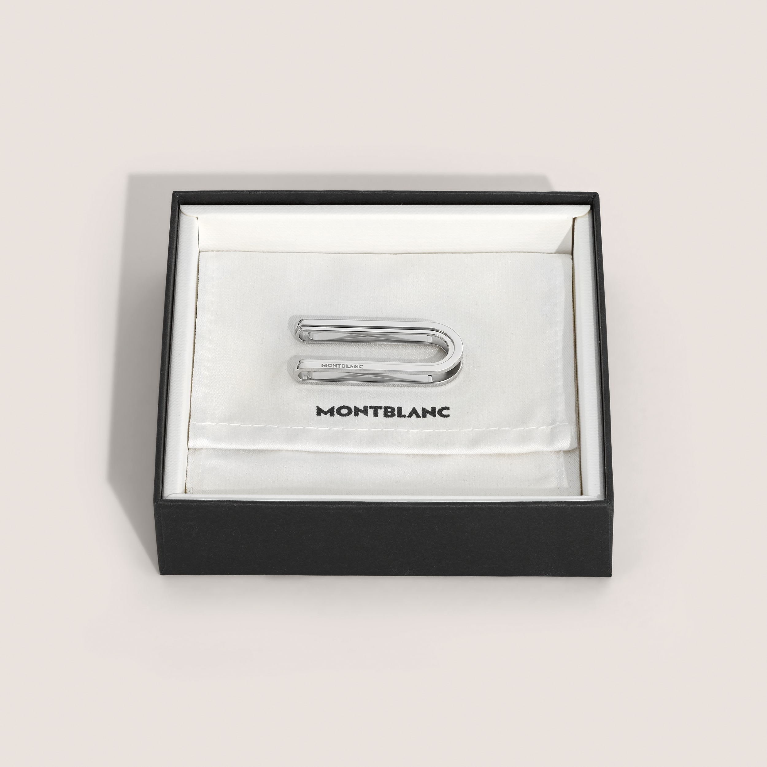  Montblanc - Fermasoldi Great Characters Homage To The Great Gatsby - Color Argento - Acciaio Pregiato - Mb132982 - Fermasoldi 