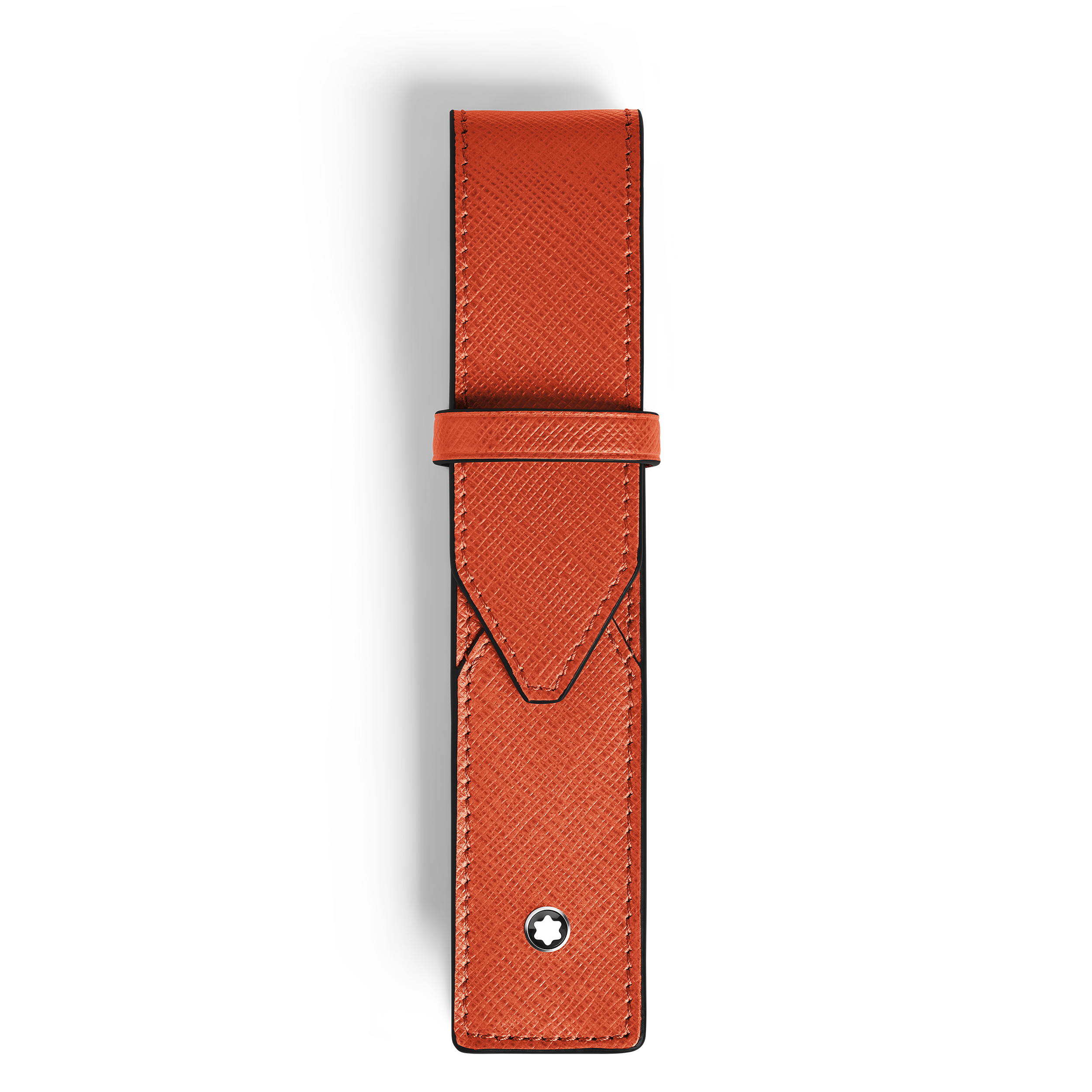Montblanc - Envelope 1-Pen Pouch - Leather - Mb221470 - Pen Pouches   Tangerine
