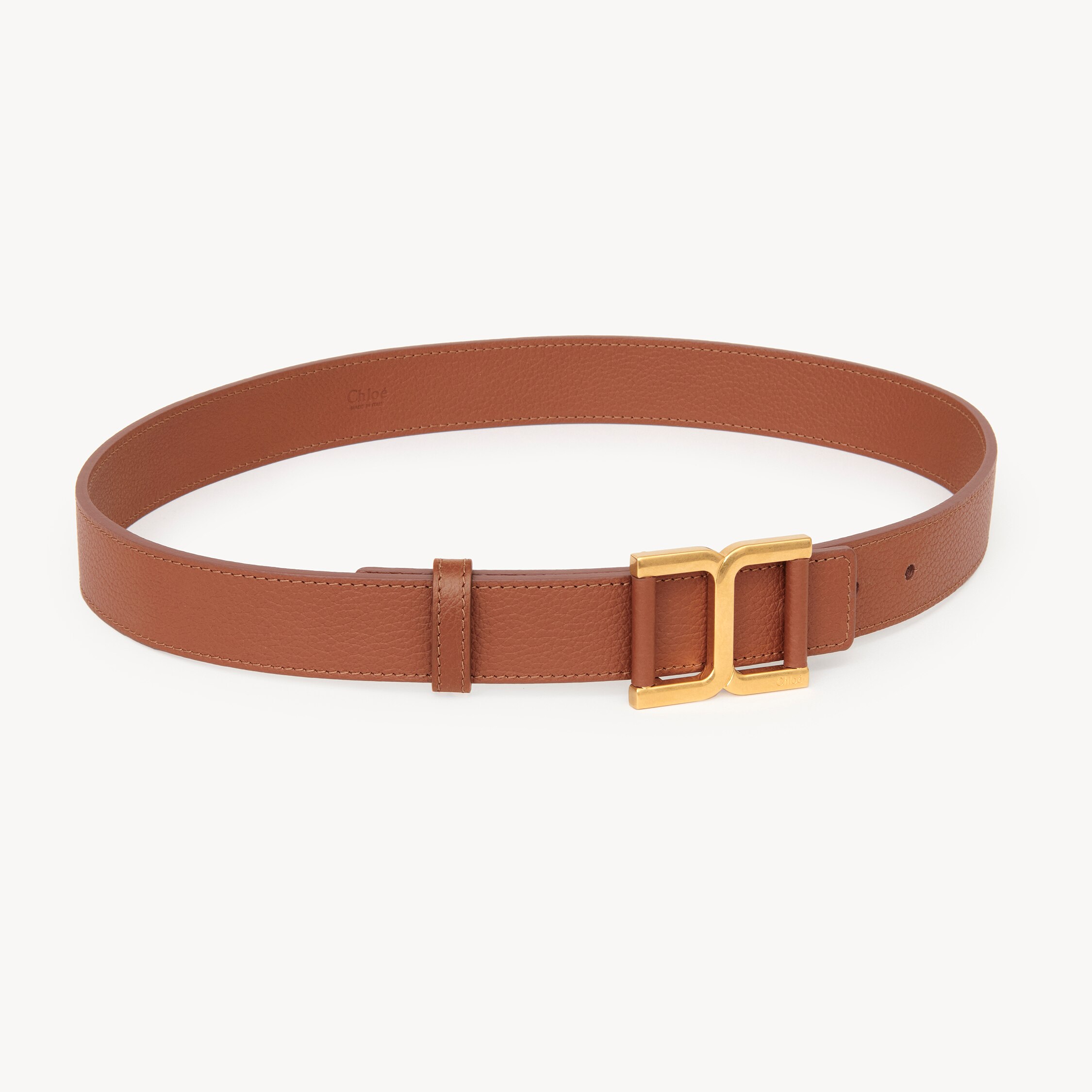 Chloé Marcie Belt In Brown