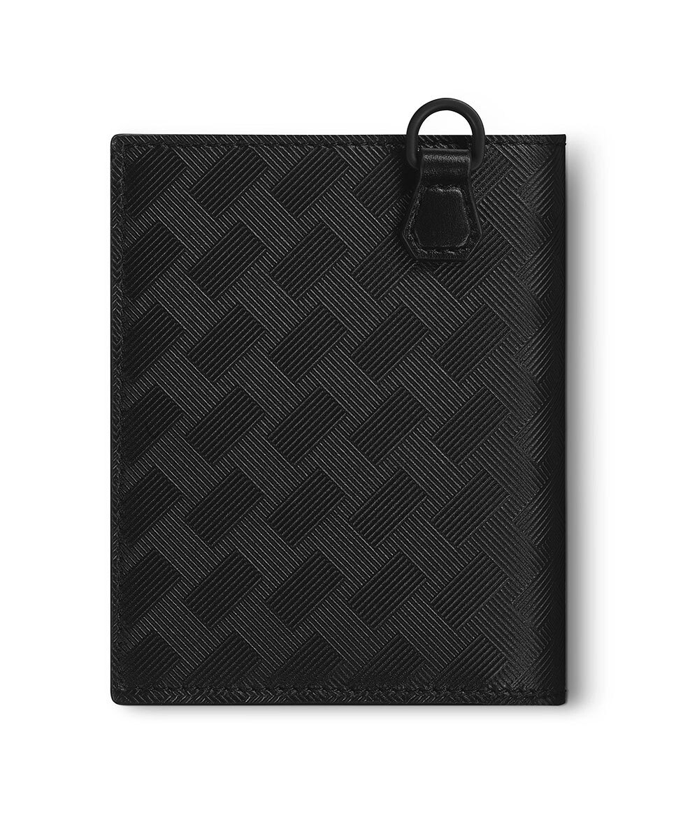  Montblanc - Kompakte Brieftasche 6 Cc Aus Extreme Leder - Schwarz - Leder - Mb129975 - Brieftaschen 