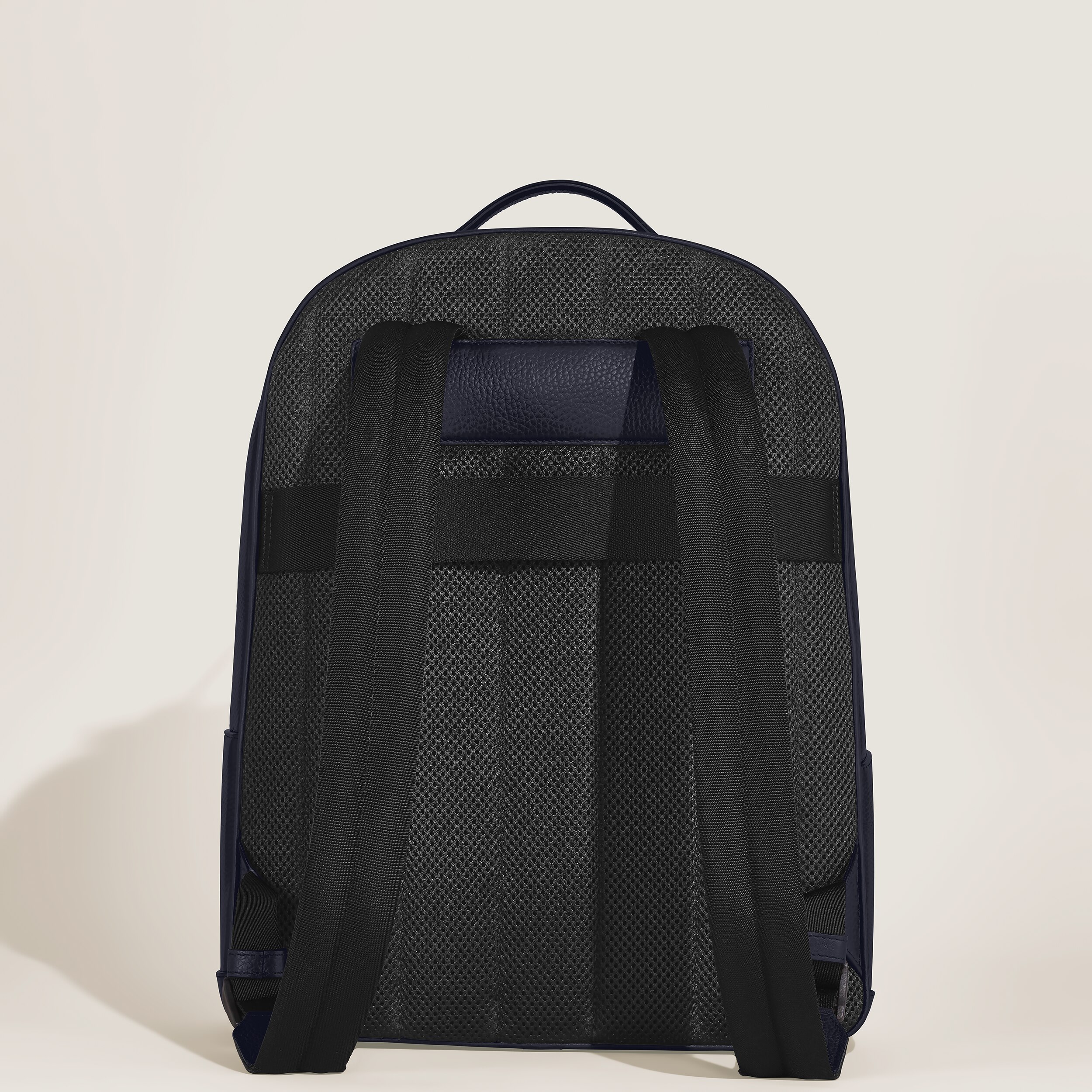  Montblanc - Rucksack Montblanc Companion - Mitternachtsblau - Leder - Mb220035 - Rucksäcke 
