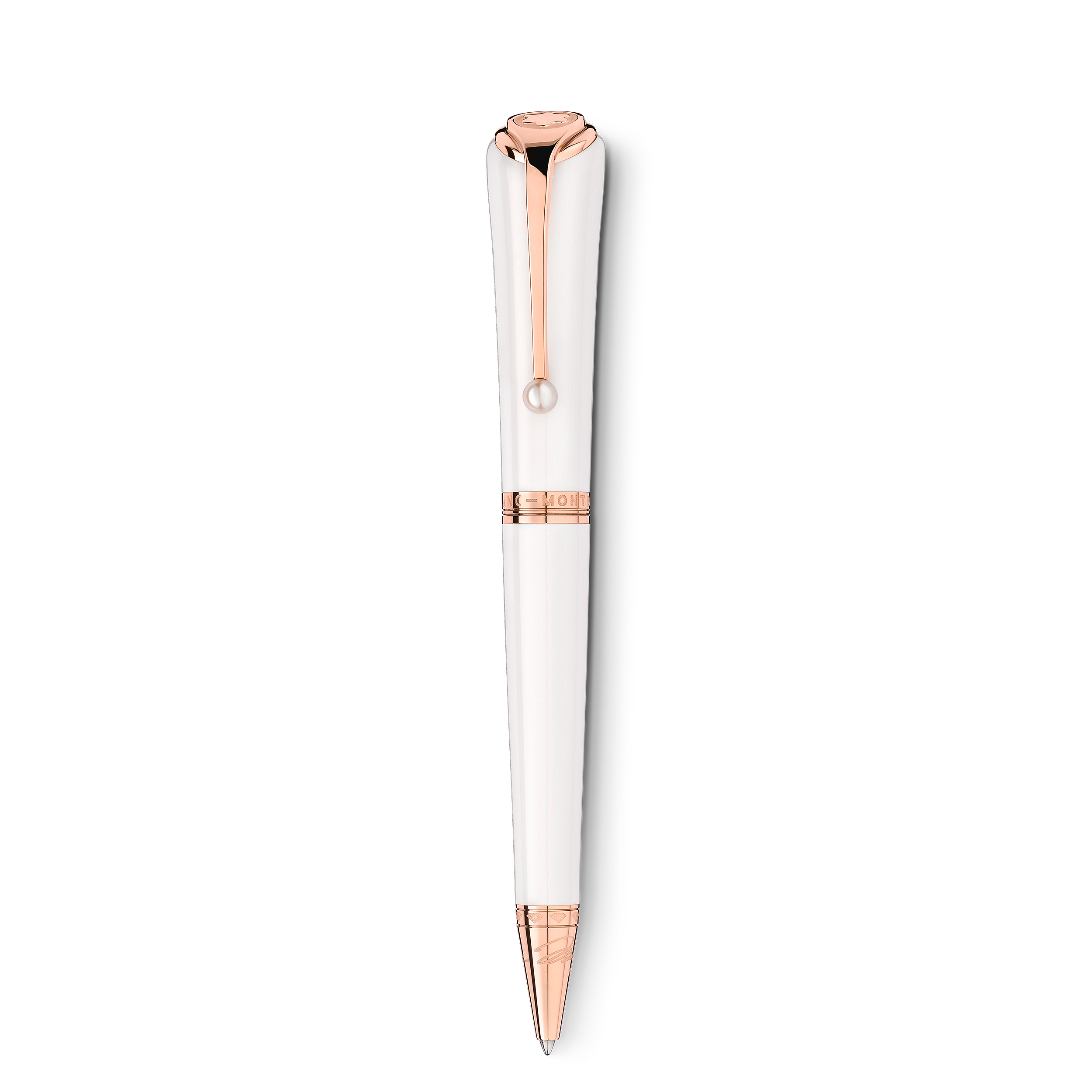  Montblanc - Bolígrafo Edición Especial Marilyn Monroe pearl - Blanco - Resina Preciosa - Mb132122 - Bolígrafos 