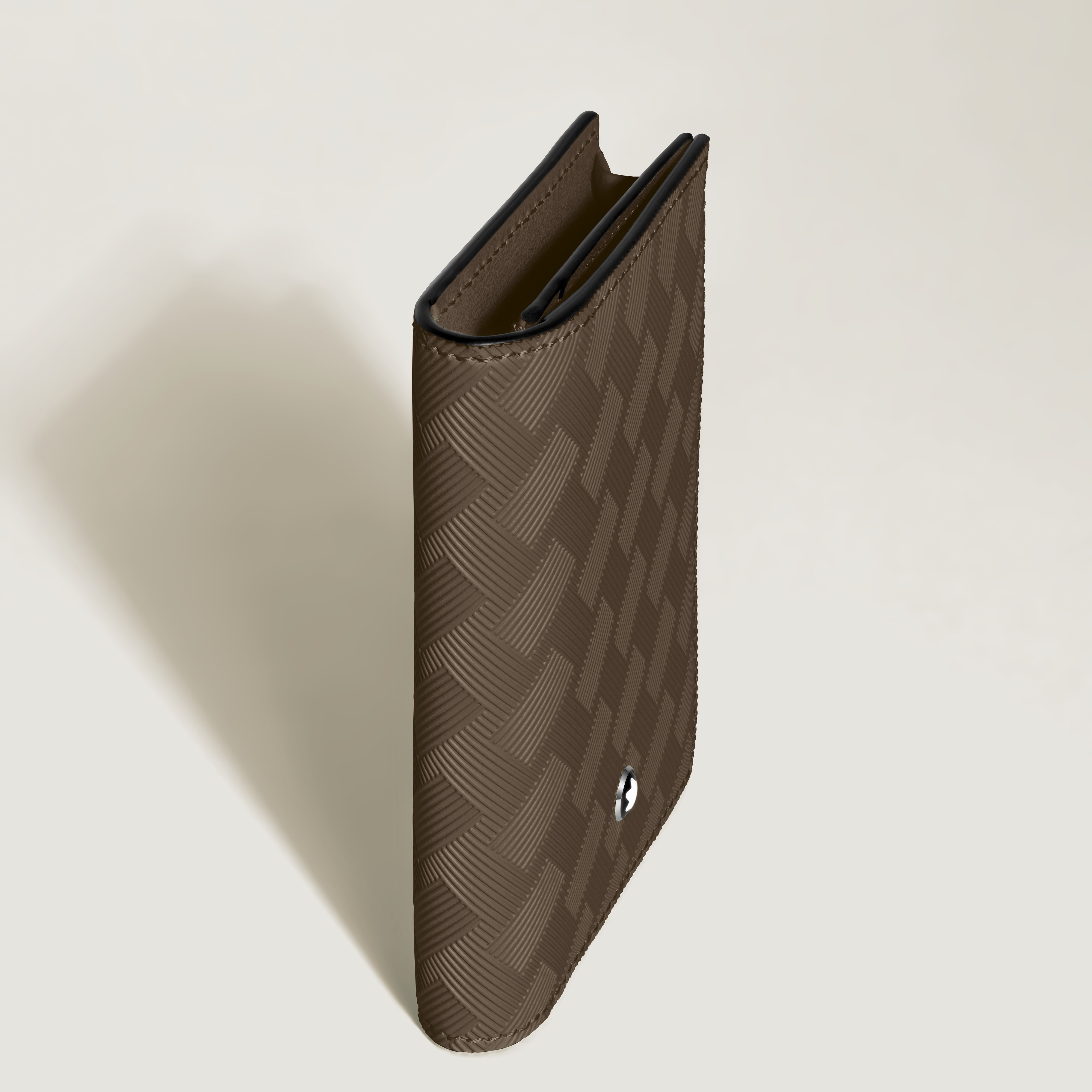  Montblanc - Kartenetui 4 Cc Aus Extreme Leder - Haselnussbraun - Leder - Mb220285 - Kartenetuis 