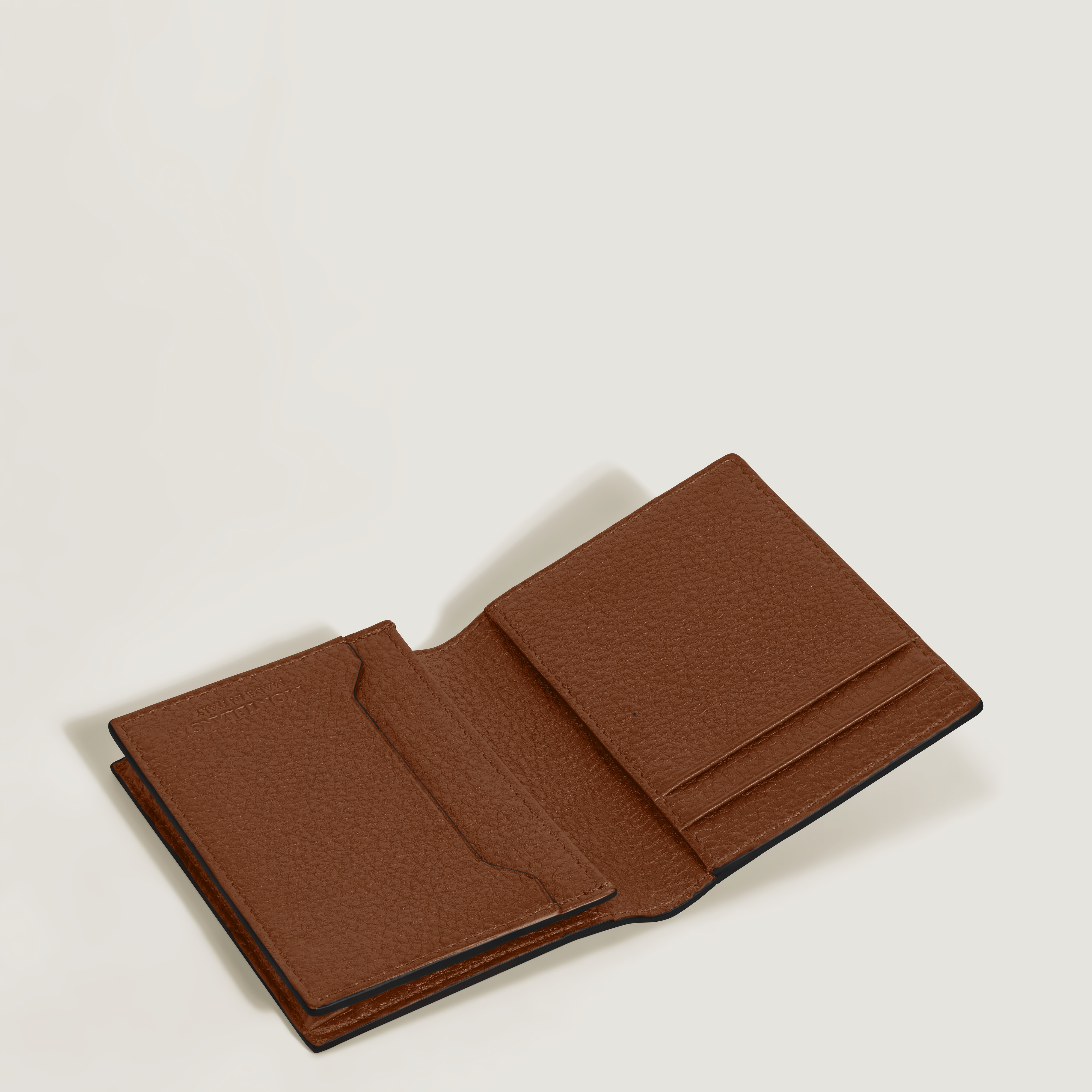  Montblanc - Kartenetui 4 Cc Aus Grain Leder - Rehbraun - Leder - Mb221382 - Kartenetuis 