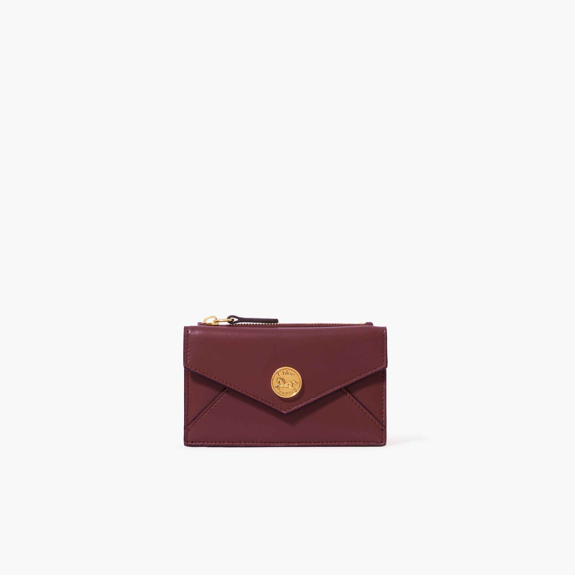 Chloé Small Envelope purse with card slots in soft & suede leather