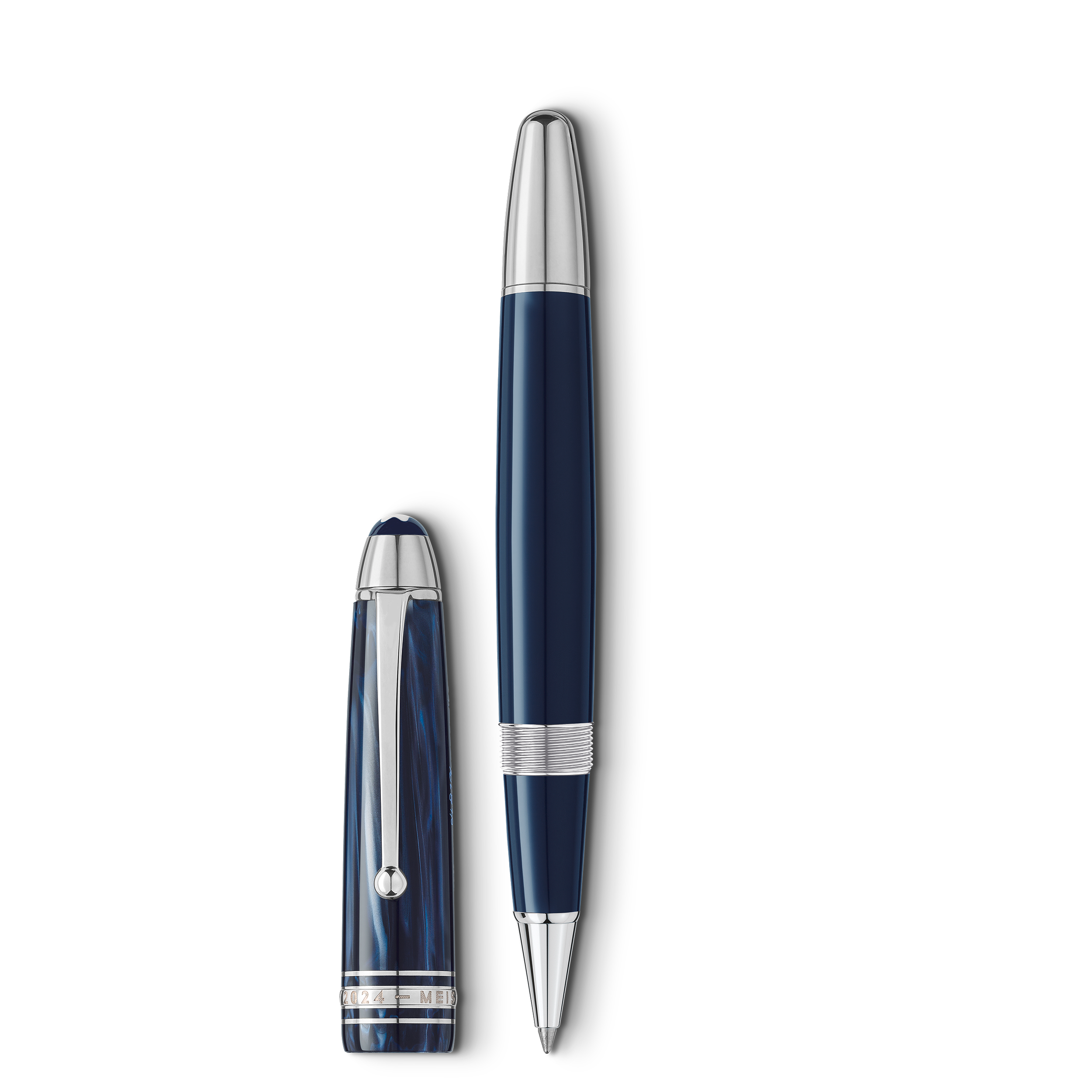 Montblanc - Meisterstück The Origin Collection Legrand Rollerball - Precious Resin - Mb131339 - Rollerballs Blue