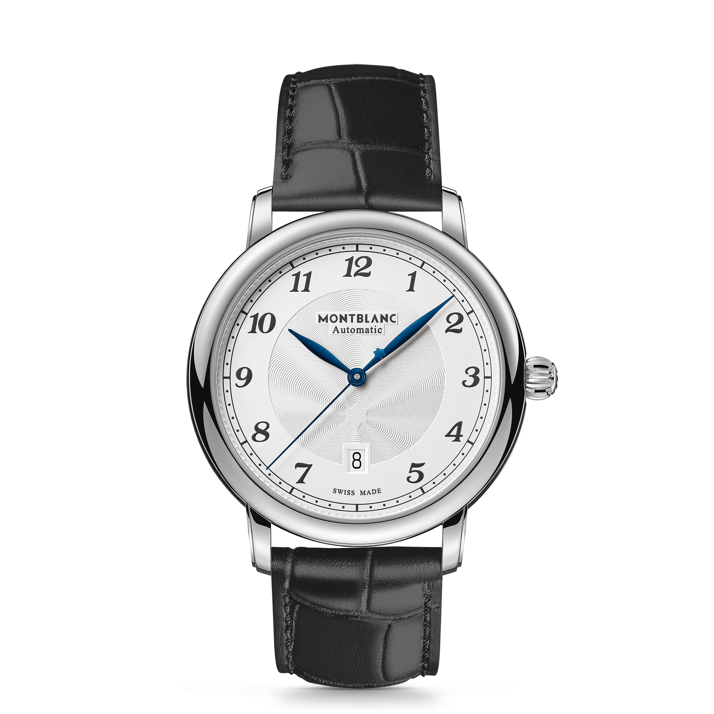 Montblanc - Star Legacy Automatic Date 42 Mm - Steel - Mb128681 - Watch   Silver/White/Black