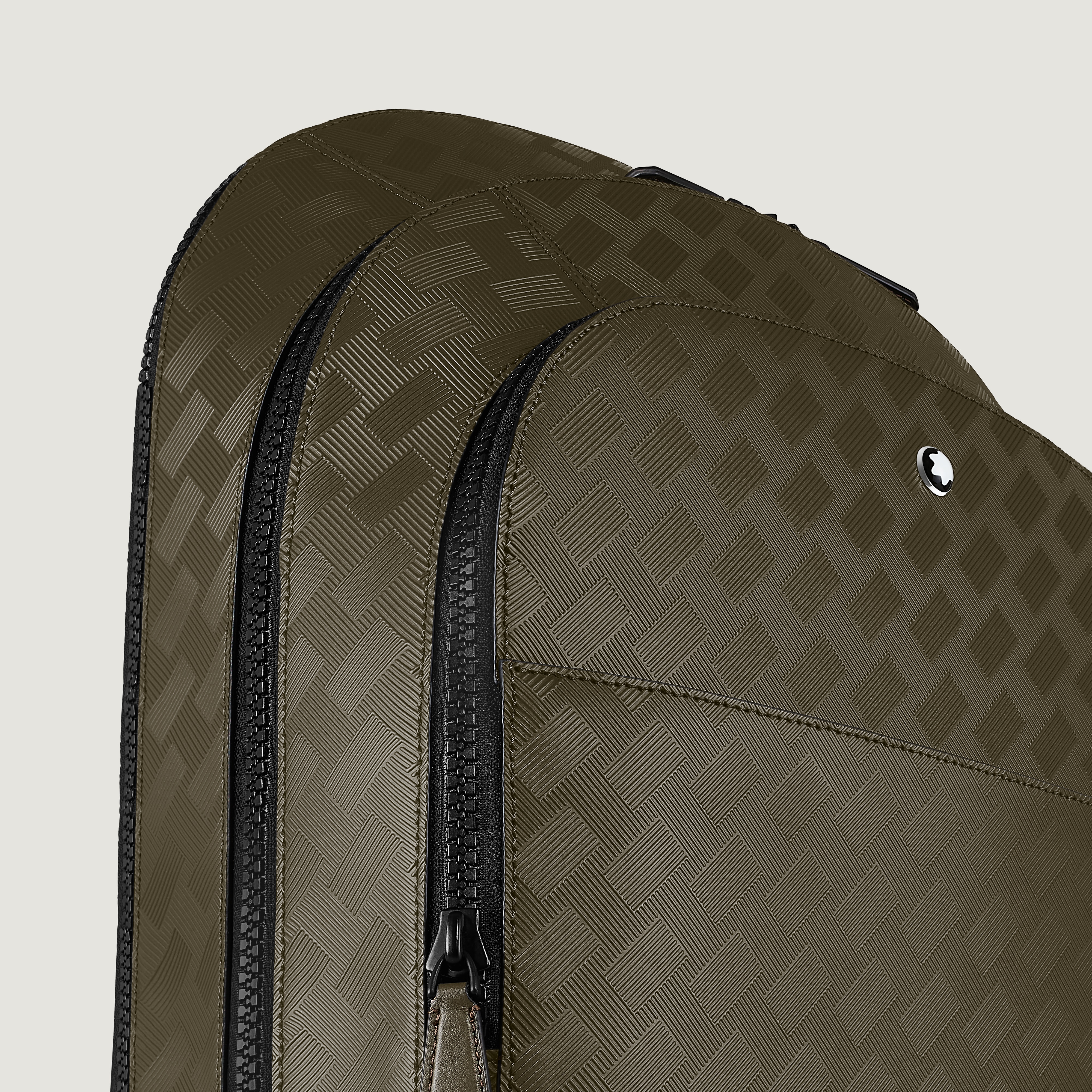  Montblanc - Zaino Modello Grande Con 3 Compartimenti In Pelle Extreme - Kaki - Pellame - Mb221592 - Zaini 