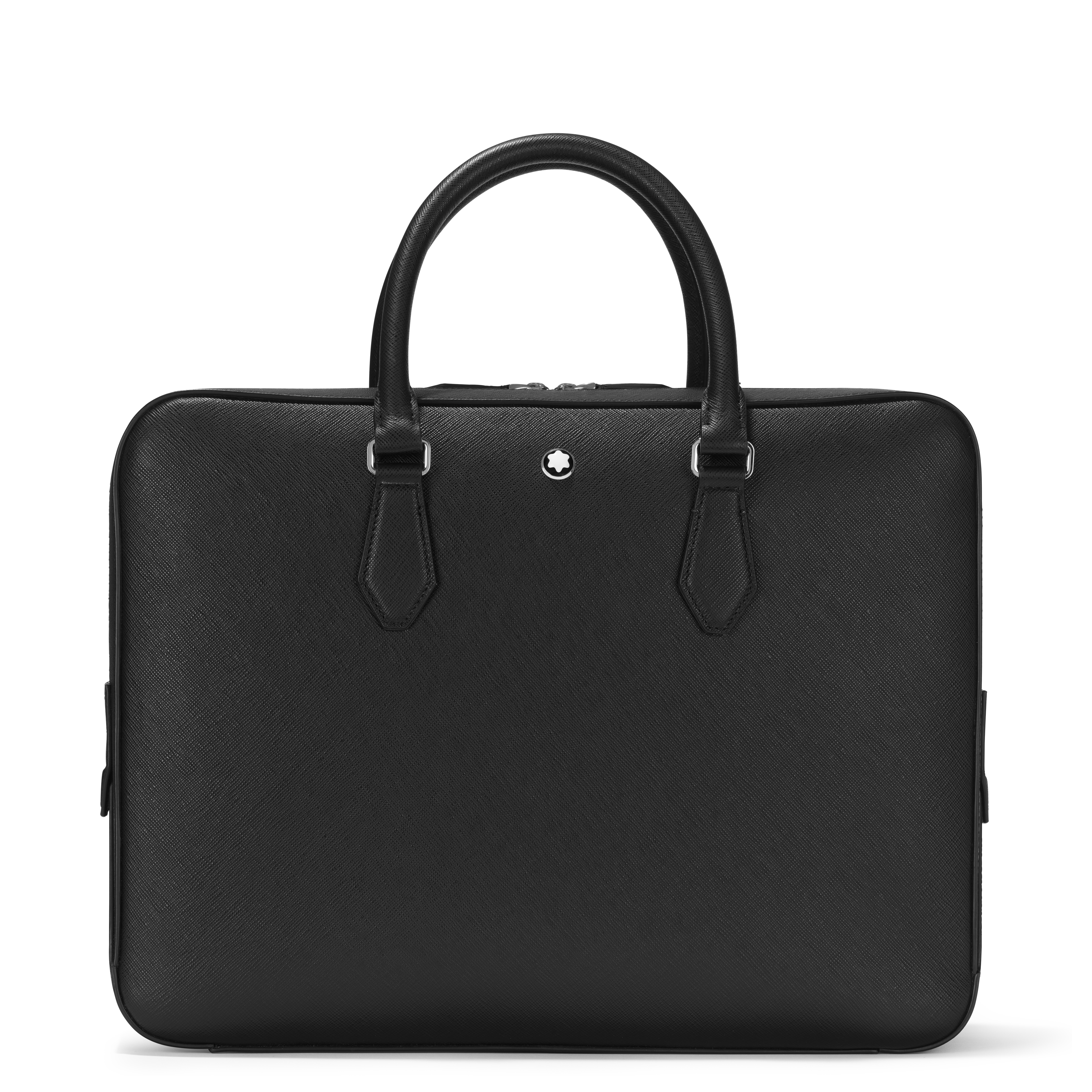  Montblanc - Porte-documents Grand Modèle En Cuir Sartorial - Noir - Cuir - Mb130270 - Porte-documents 