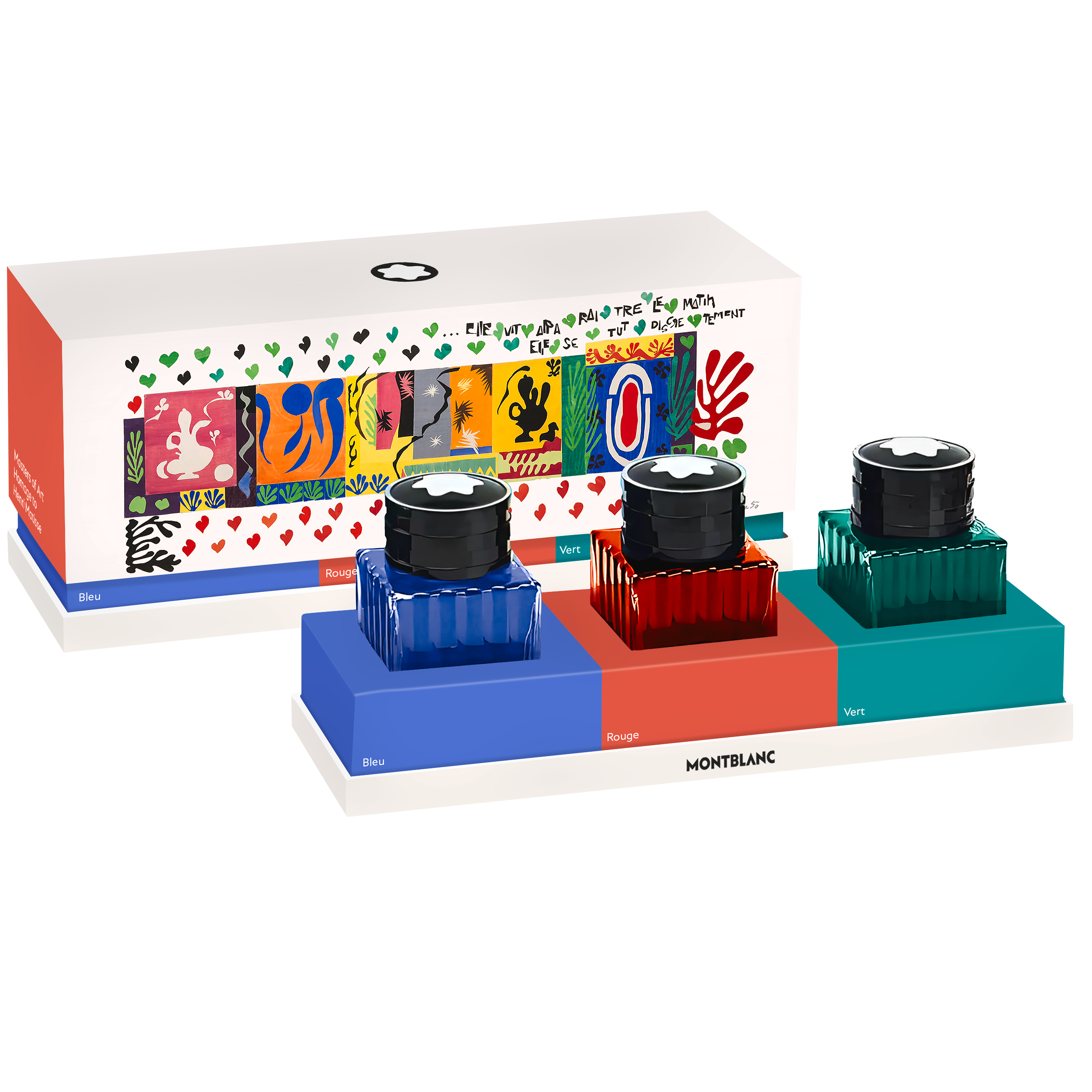 Montblanc - Masters Of Art Homage To Henri Matisse Ink Bottle Set  3X30 Ml - Mb136805 - Ink Bottles   Multicolour