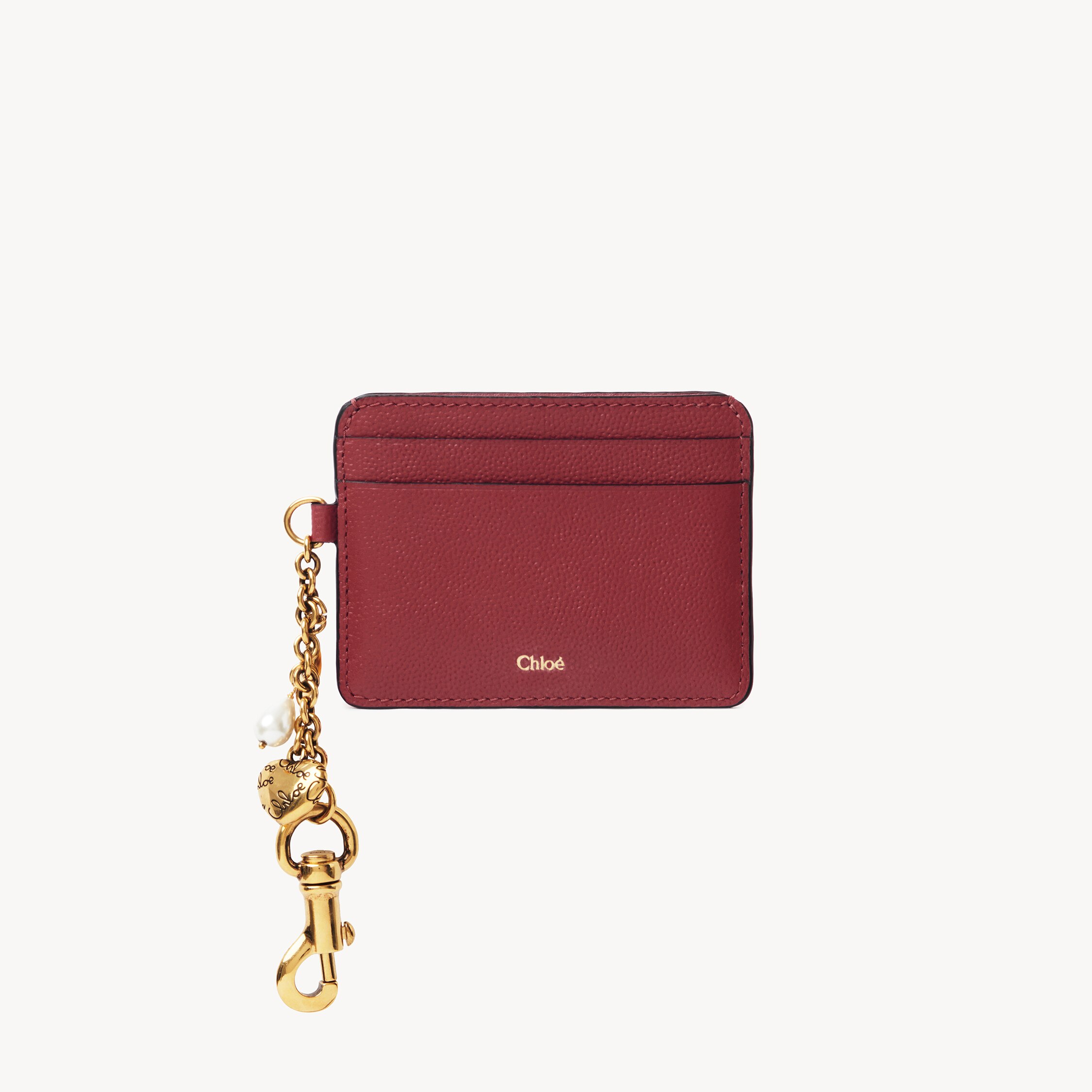 Chloé Brunet Red In Burgundy