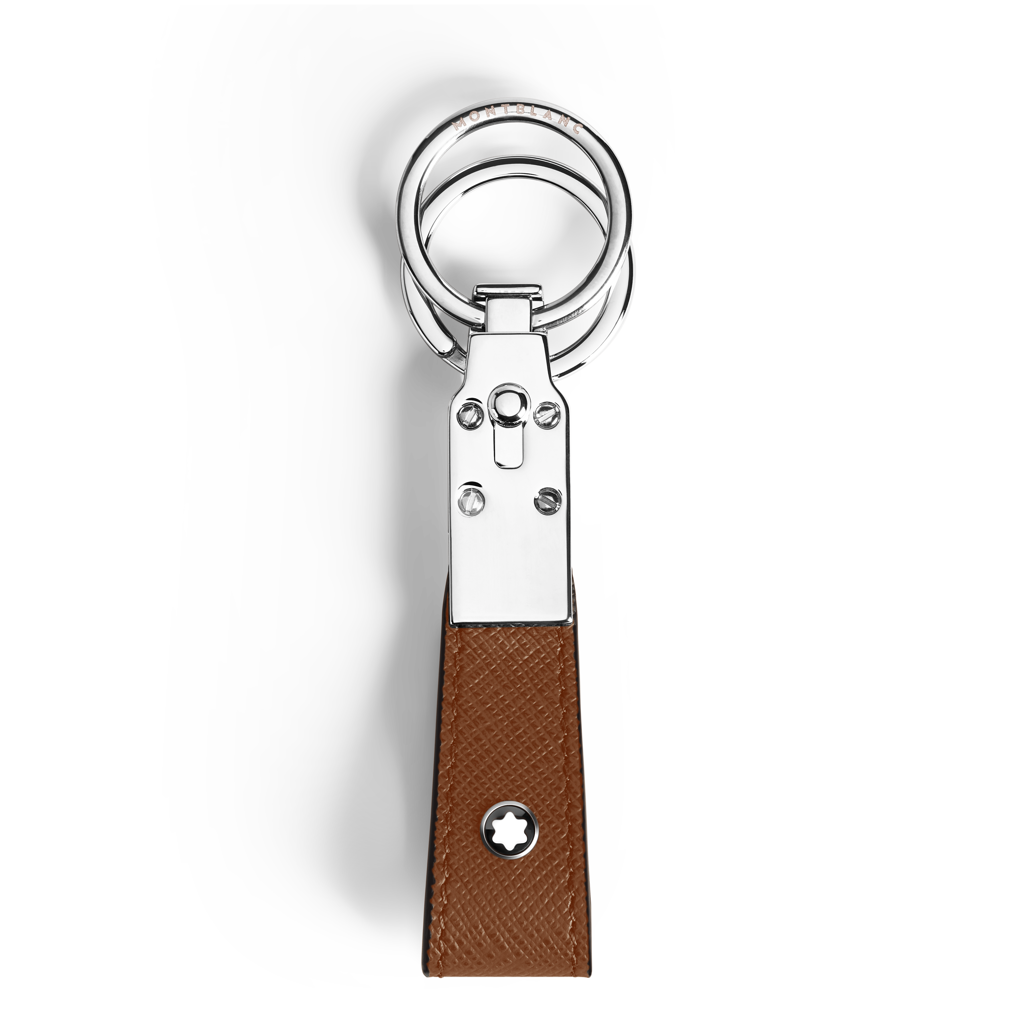  Montblanc - Schlüsselanhänger Mit Schlaufe Aus Sartorial Leder - Rehbraun - Leder - Mb220399 - Schlüsselringe & Schlüsseletuis 