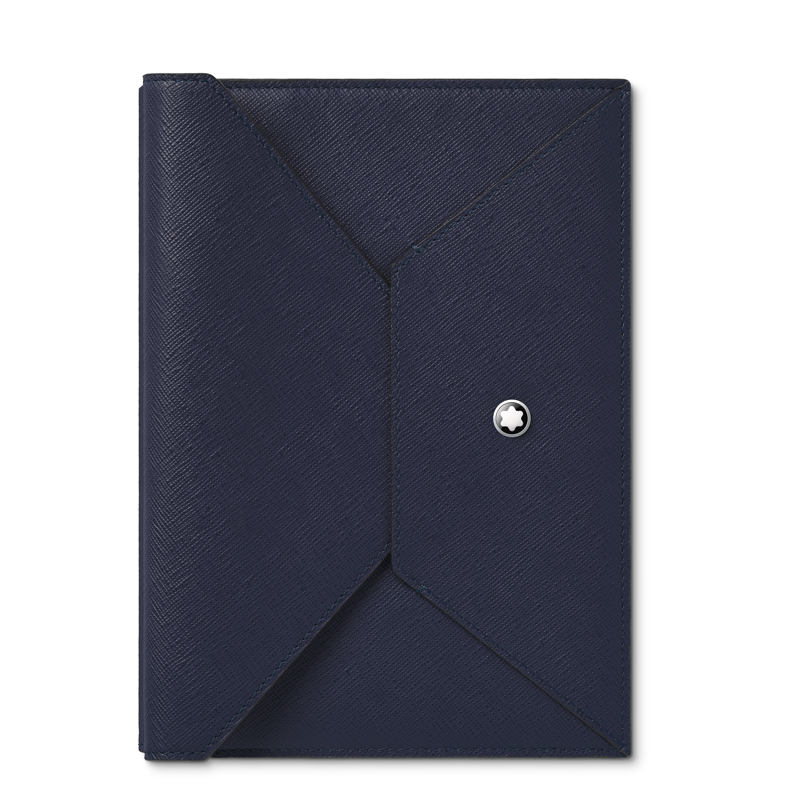 Montblanc - Envelope Small Notebook In Sartorial Leather - Leather - Mb133115 - Stationery   Blue
