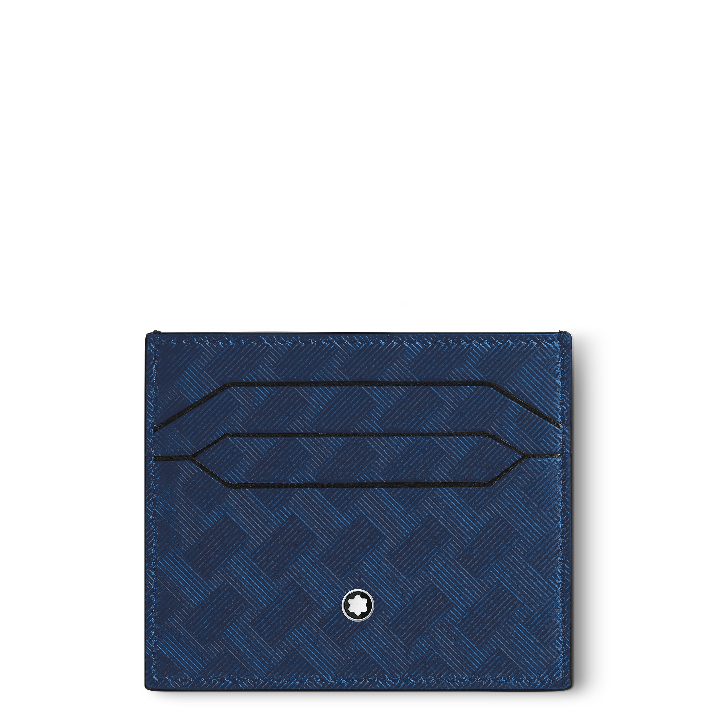 Montblanc - Card Holder 6Cc In Extreme Leather - Leather - Mb198079 - Card Holders   Ink Blue