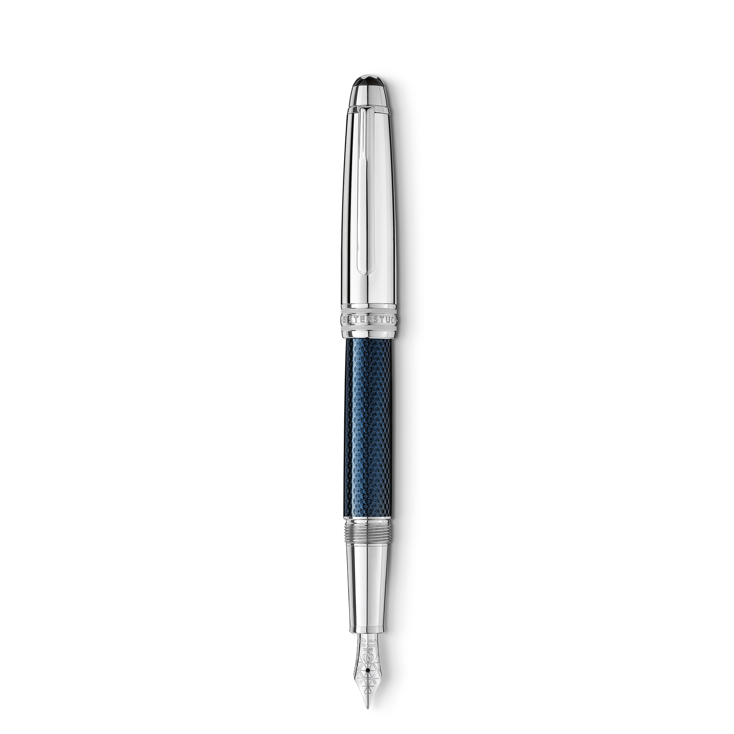 Montblanc - Meisterstück Hour Doué Classique Fountain Pen - Precious Lacquer - Mb132100 - Fountain Pens   Blue