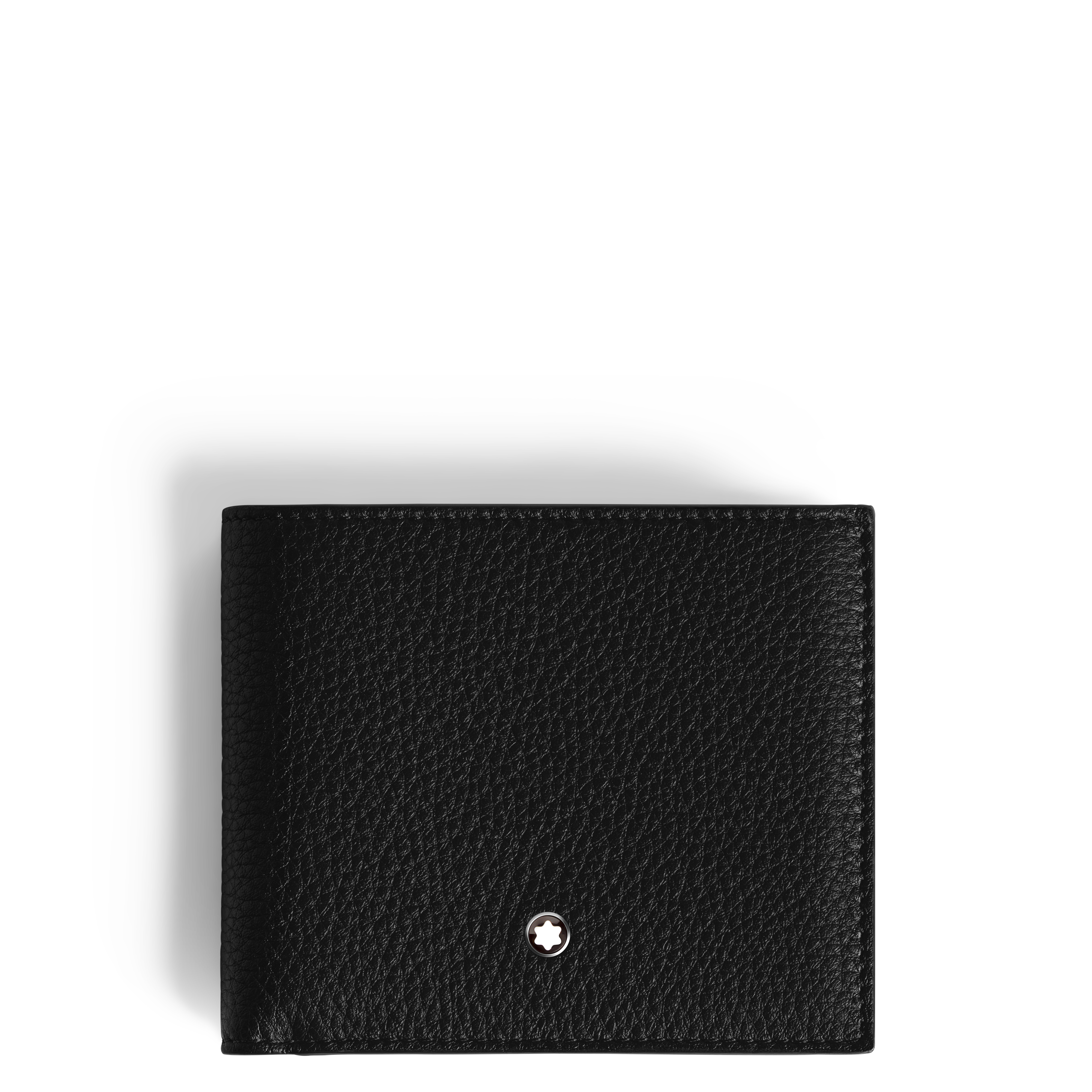 Montblanc - Wallet 8Cc In Grain Leather - Leather - Mb199440 - Wallets Men's Black