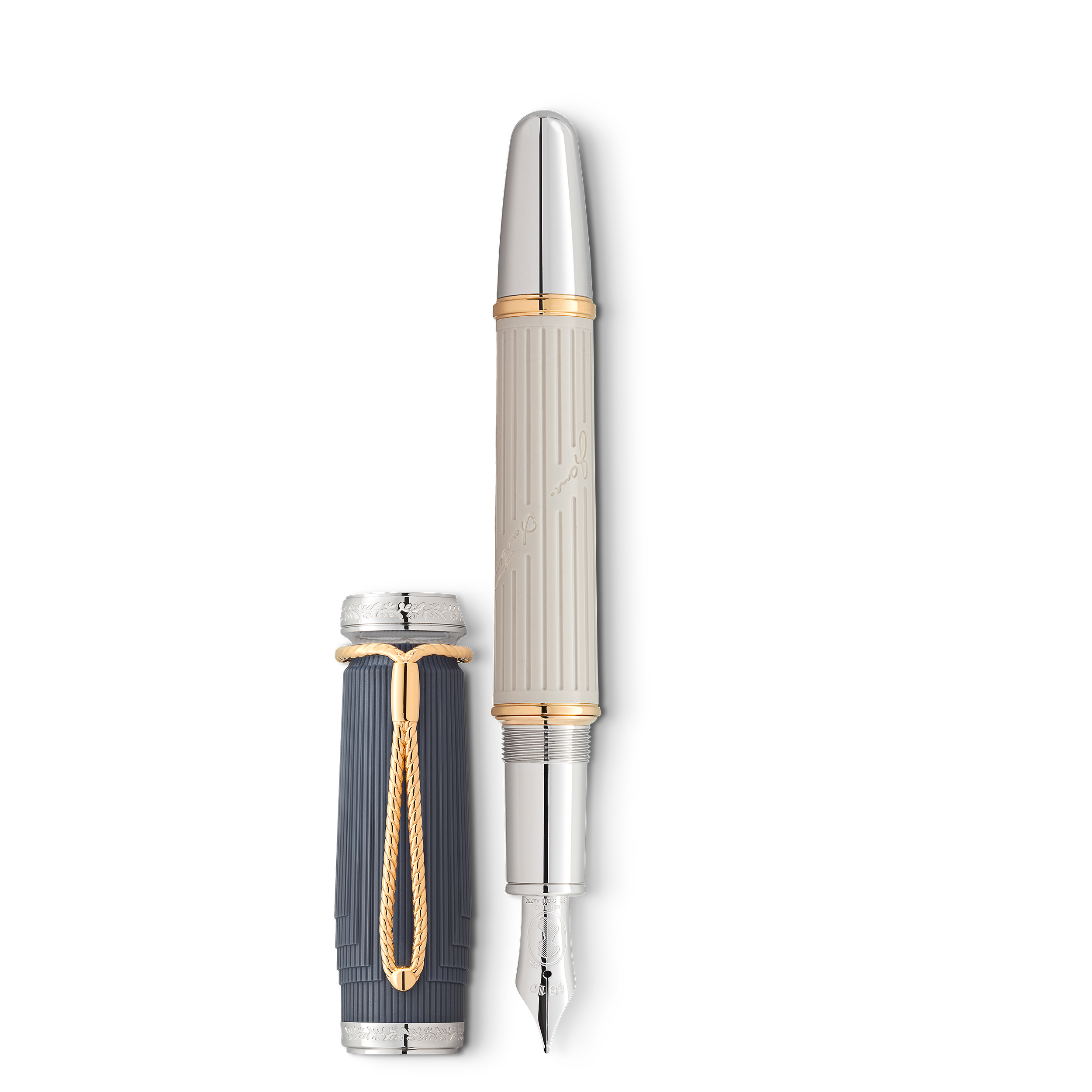 Montblanc - Writers Edition Homage To Jane Austen Limited Edition Fountain Pen - Precious Resin - Mb130651 - Fountain Pens   Blue