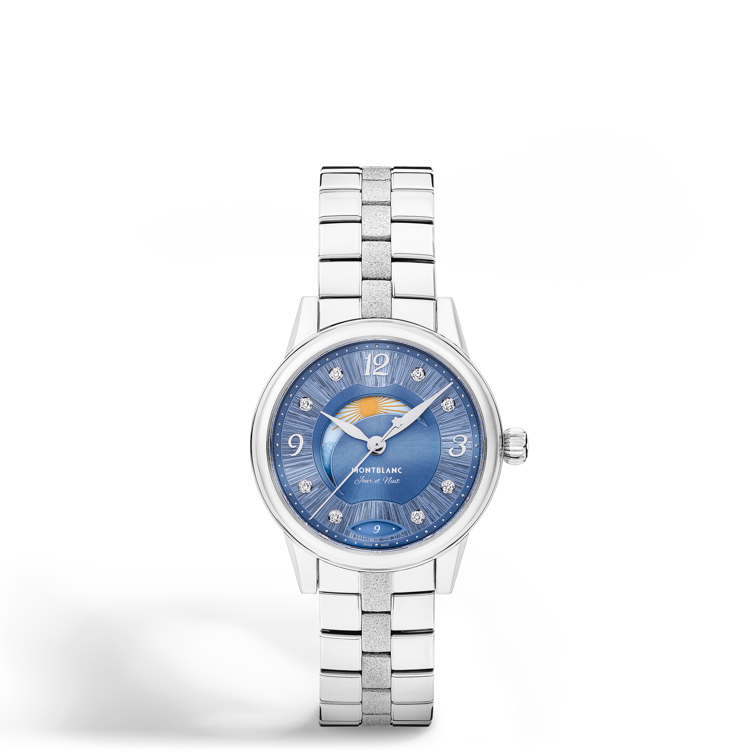 Montblanc - Bohème Day & Night 30 Mm - Steel - Mb134342 - Watch Women's Blue