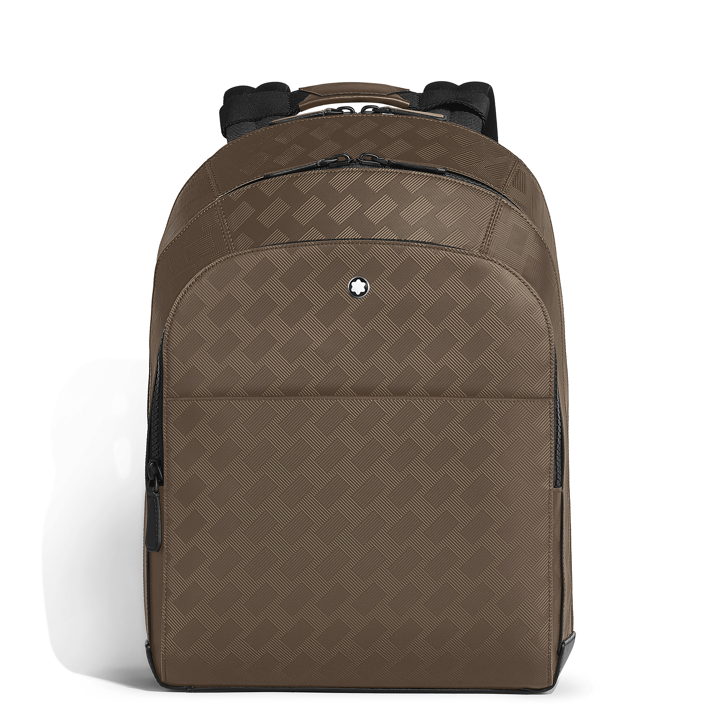 Montblanc - Large Backpack With 3 Compartments In Extreme Leather - Leather - Mb221098 - Backpacks   Noisette