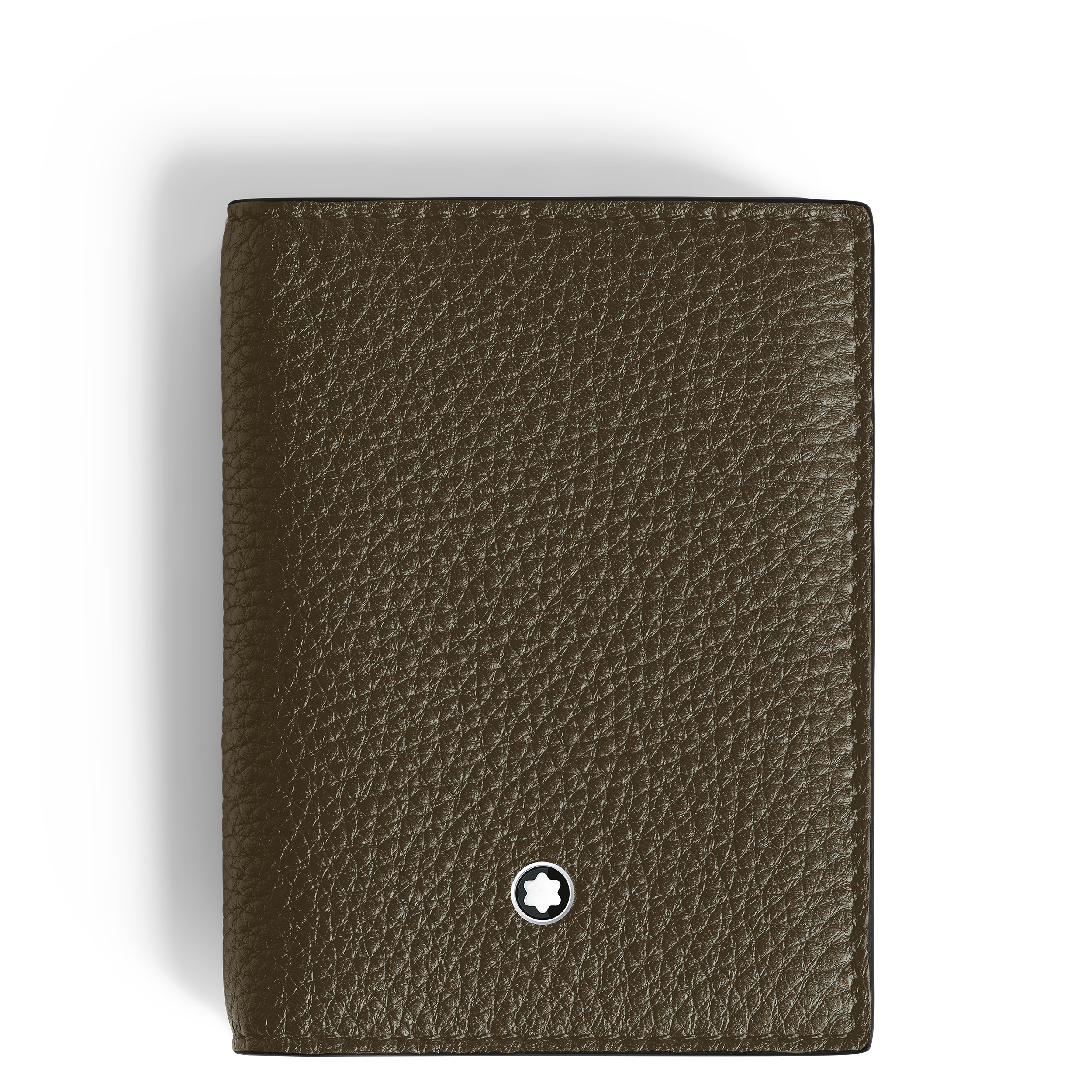 Montblanc - Card Holder 4Cc In Grain Leather - Leather - Mb220220 - Card Holders   Khaki