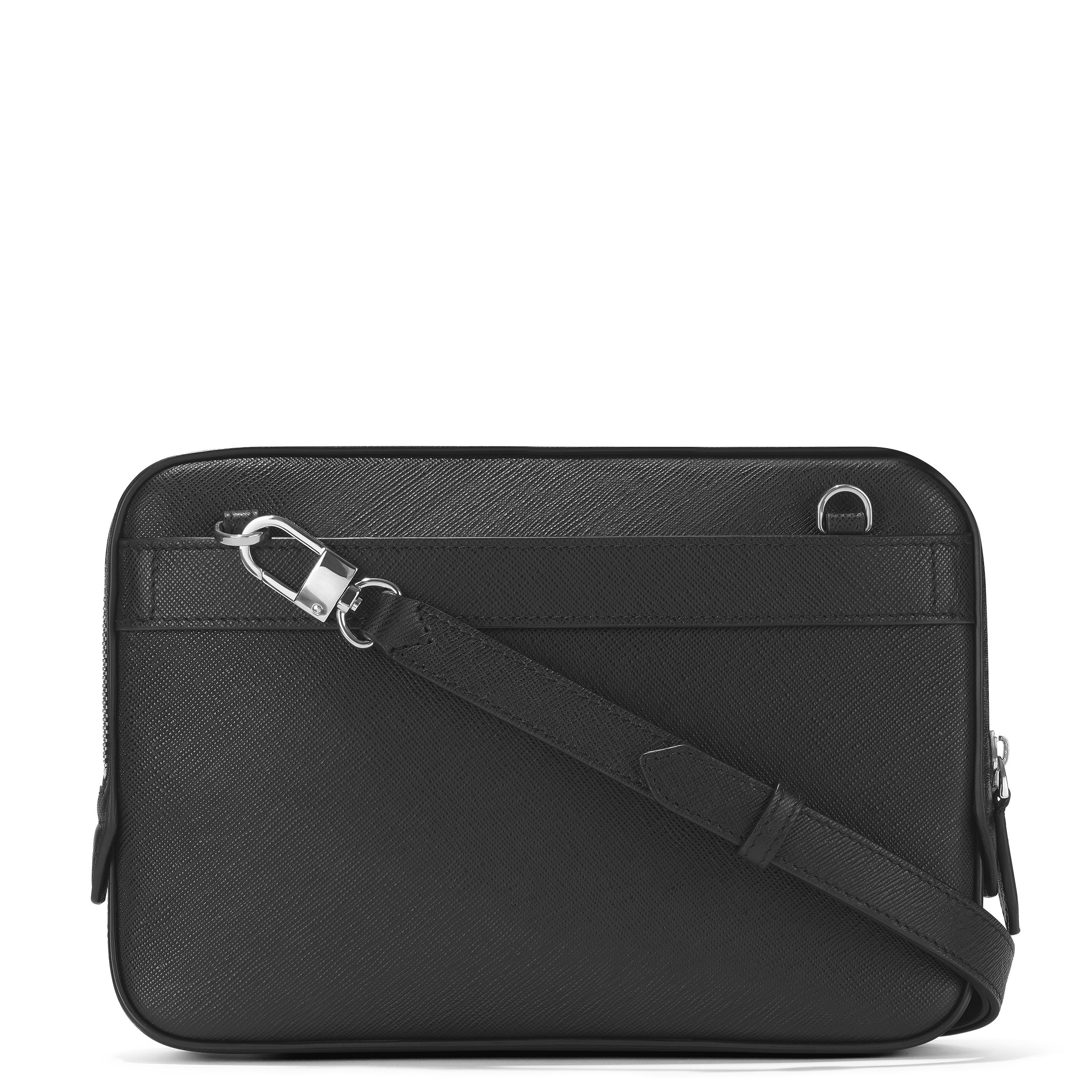  Montblanc - Sac à Bandoulière Petit Modèle En Cuir Sartorial - Noir - Cuir - Mb130308 - Sacs Reporter 