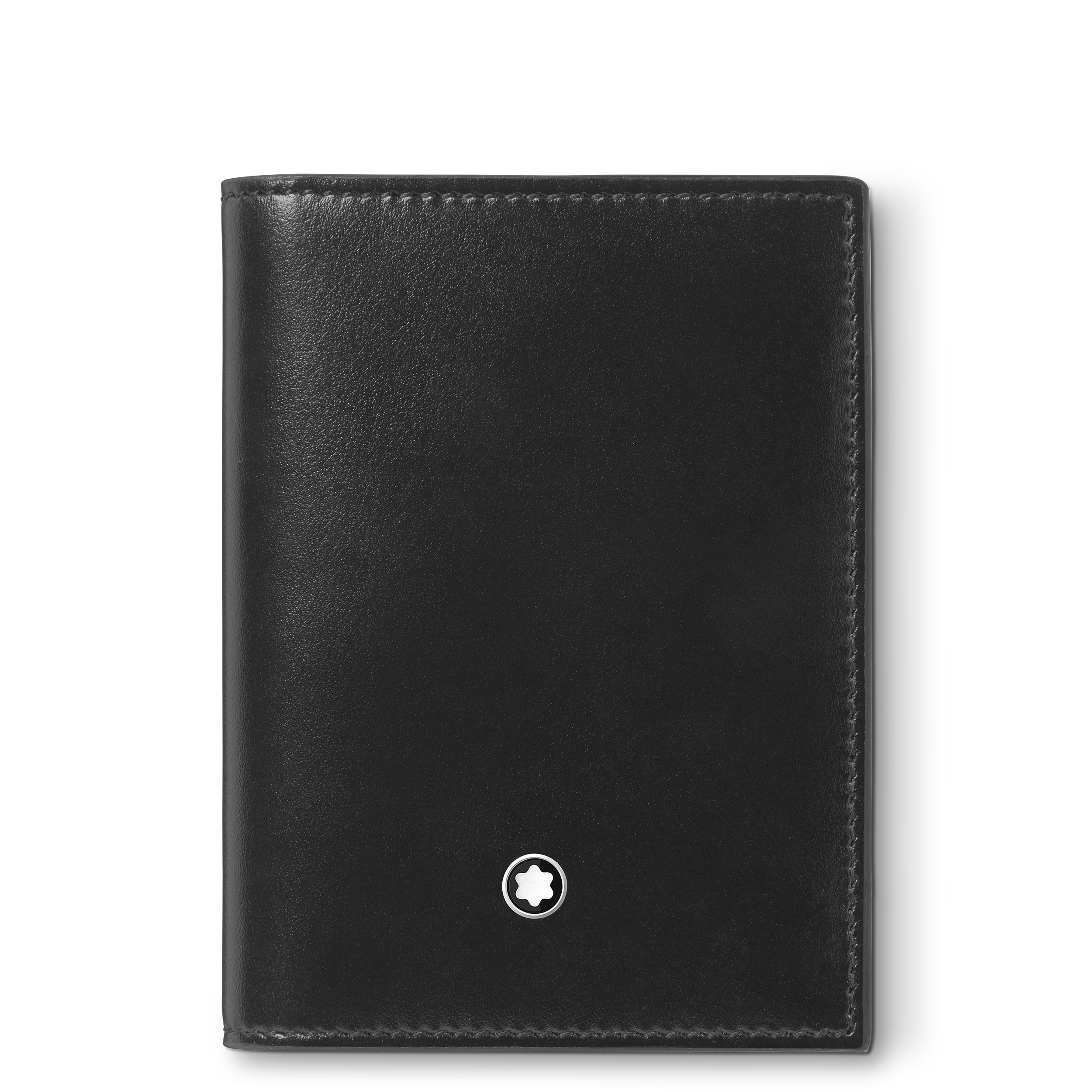 Montblanc - Card Holder 4Cc In Meisterstück Leather - Leather - Mb198321 - Card Holders   Black