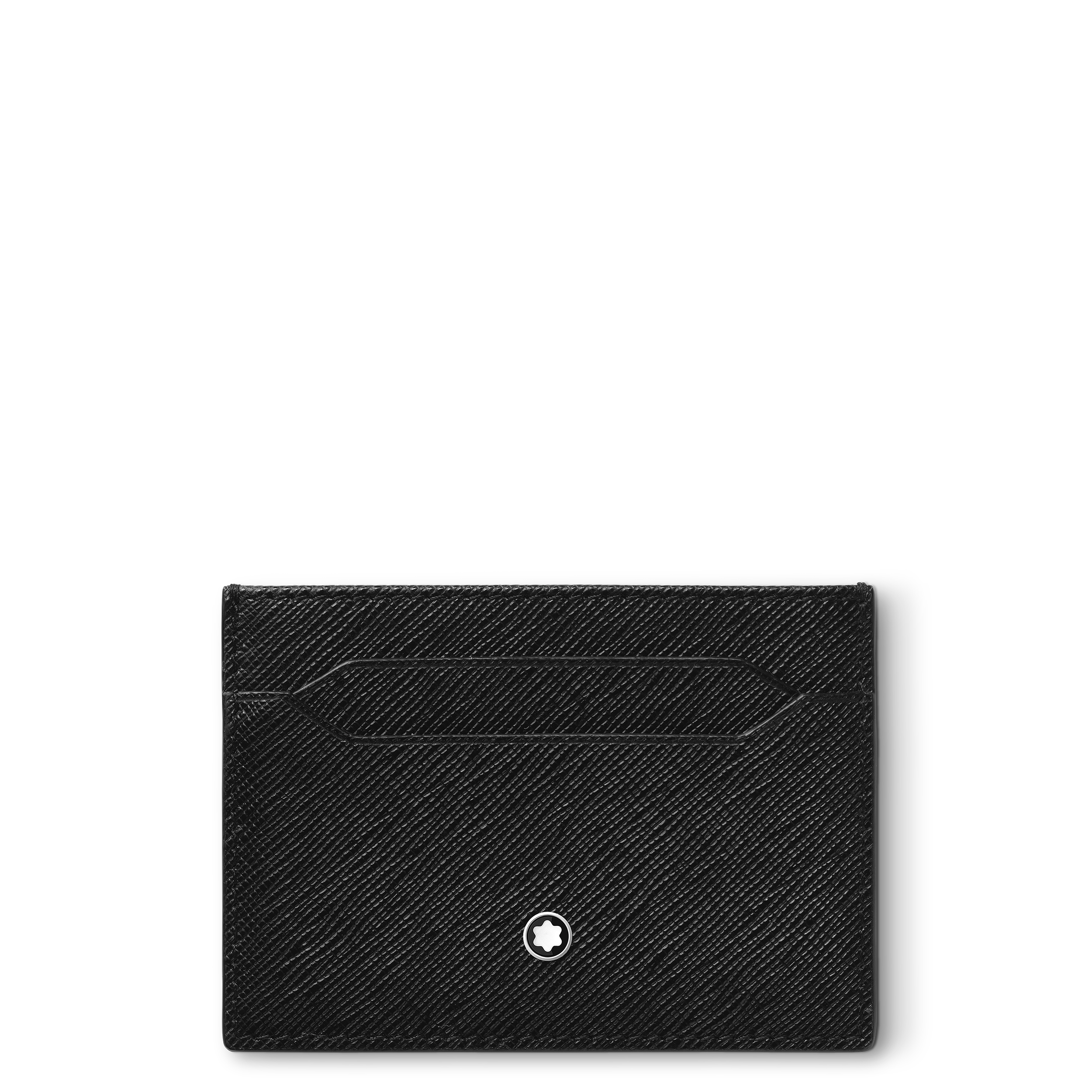 Montblanc - Card Holder 5Cc In Sartorial Leather - Leather - Mb130324 - Card Holders   Black