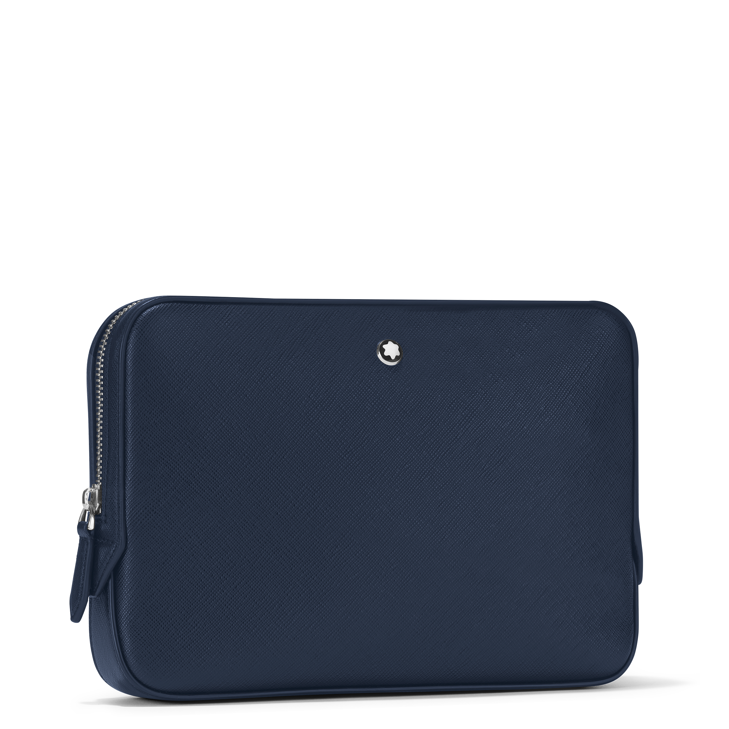 Montblanc - Sac à Bandoulière Petit Modèle En Cuir Sartorial - Bleu Encre - Mb131718 - Sacs Reporter 