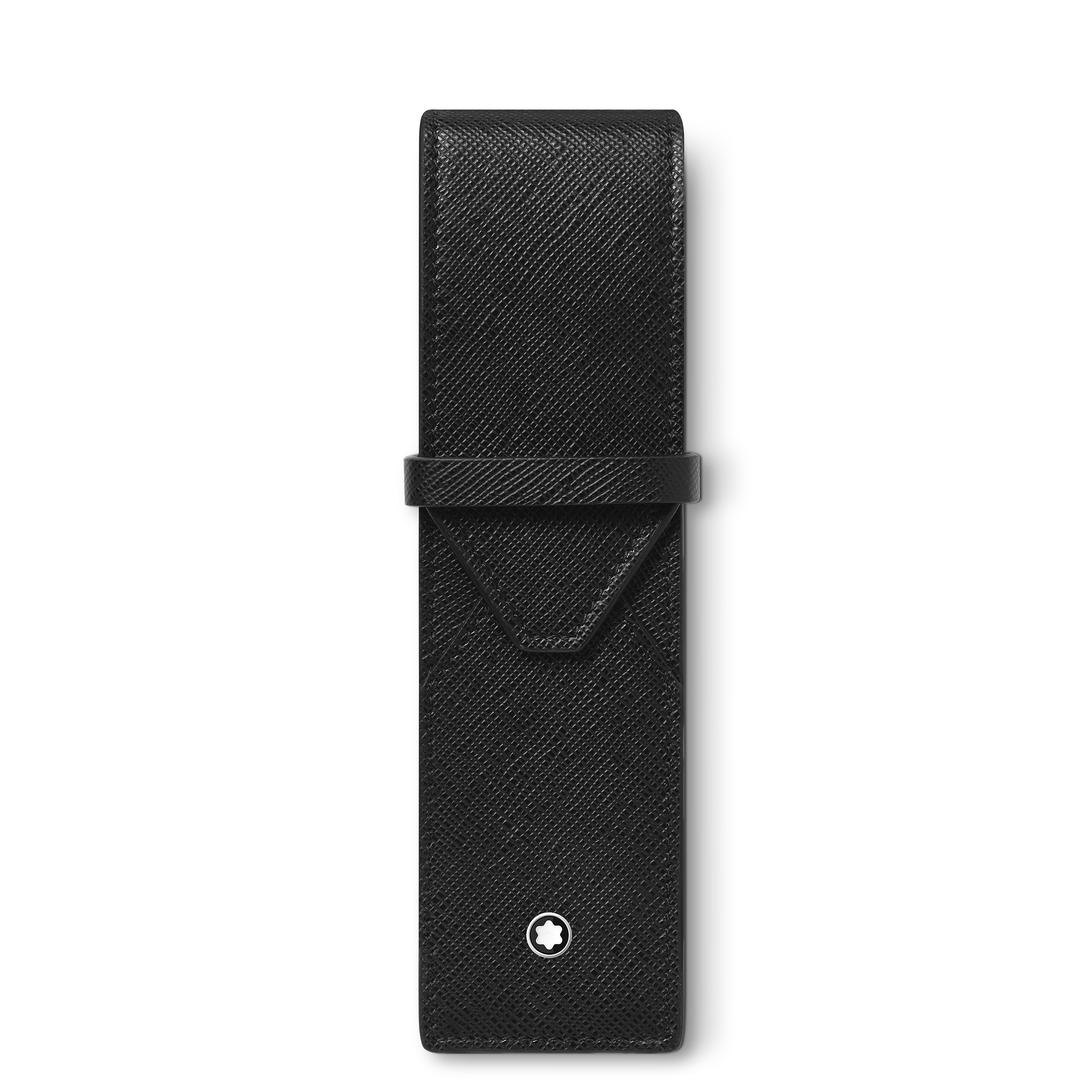 Montblanc - Envelope 2-Pen Pouch - Leather - Mb130751 - Pen Pouches Black