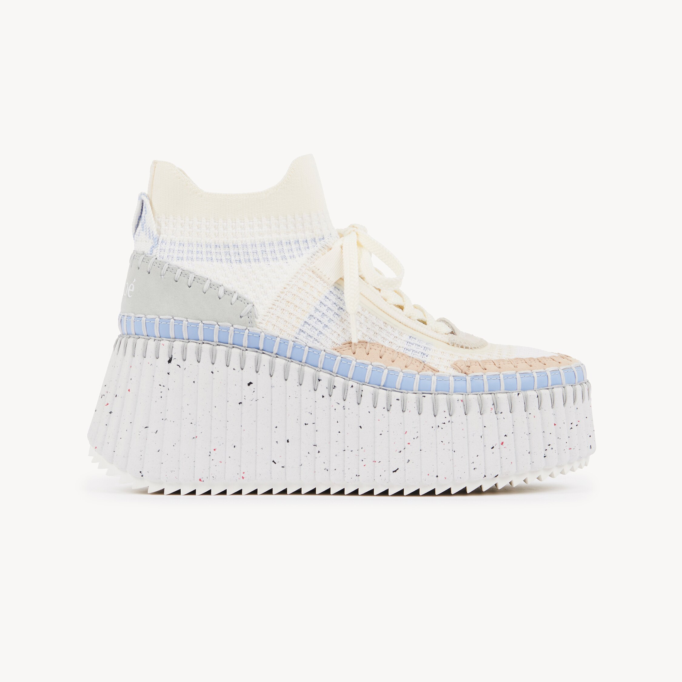 Chloé Nama Wedge Sneaker In Multi