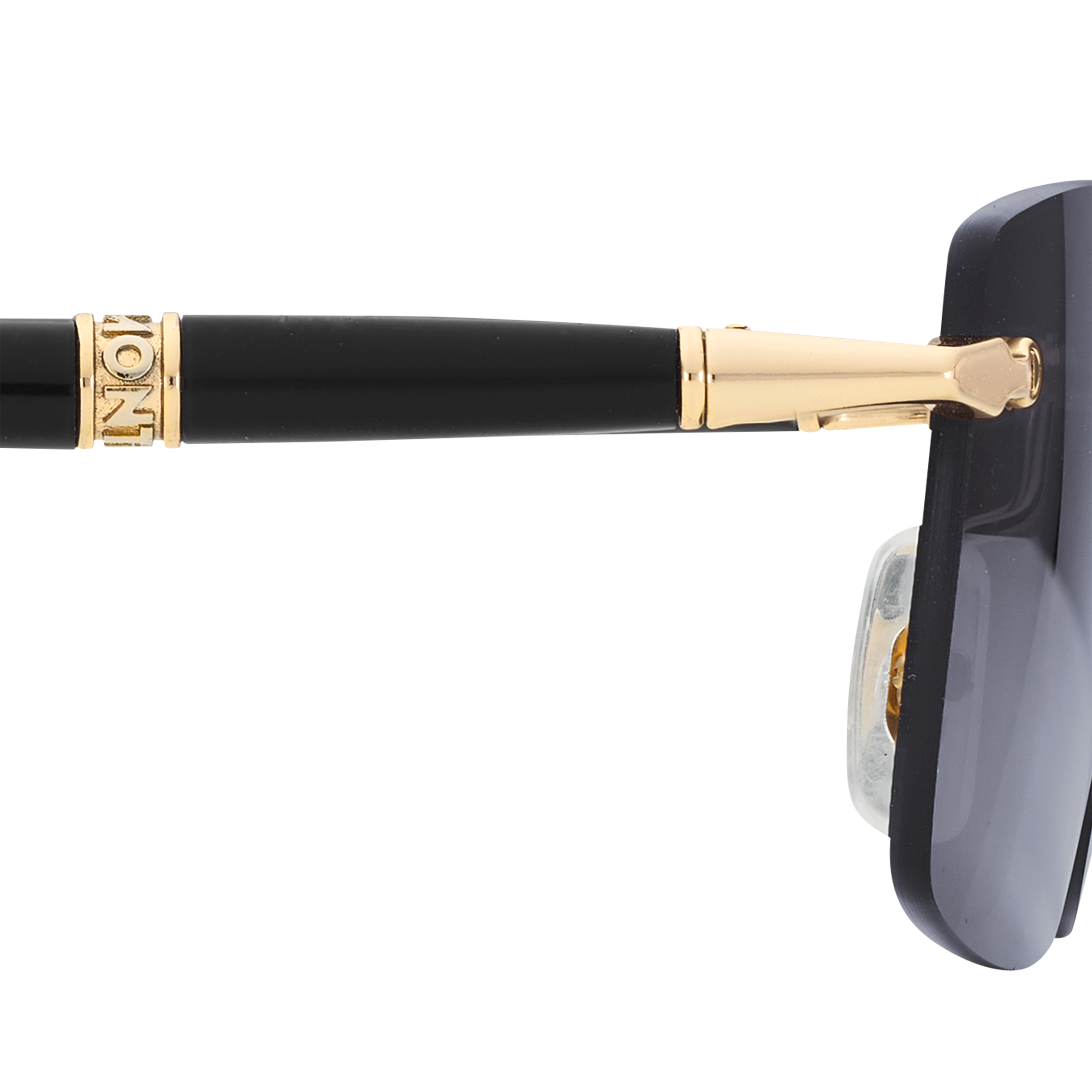 Montblanc - Gafas De Sol Rectangulares Con Montura De Metal Color Dorado - Oro - Acero - Mb133465 - Gafas De Sol 