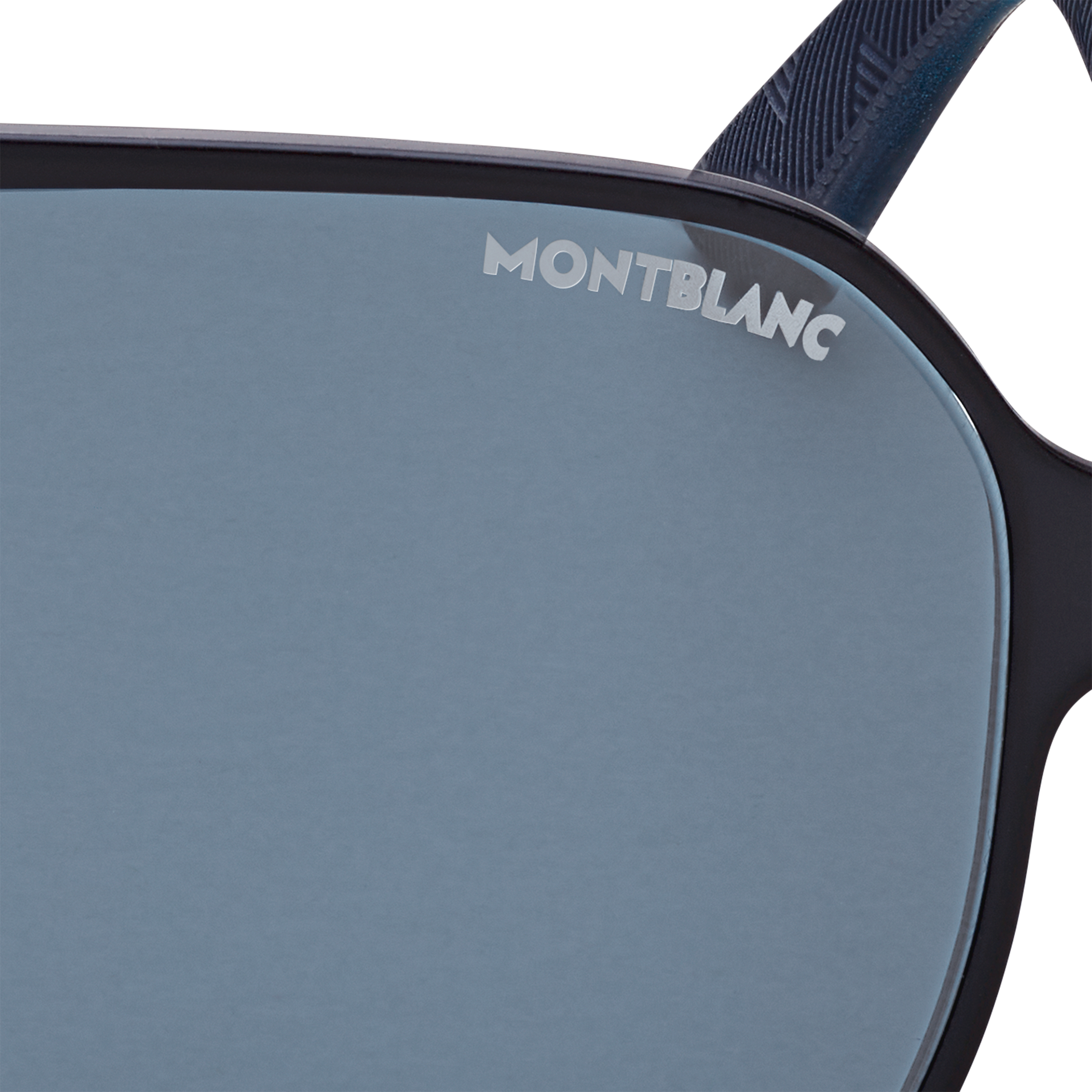  Montblanc - Quadratische Sonnenbrille Mit Schwarzem Metallrahmen - Schwarz - Metall - Mb134473 - Sonnenbrillen 