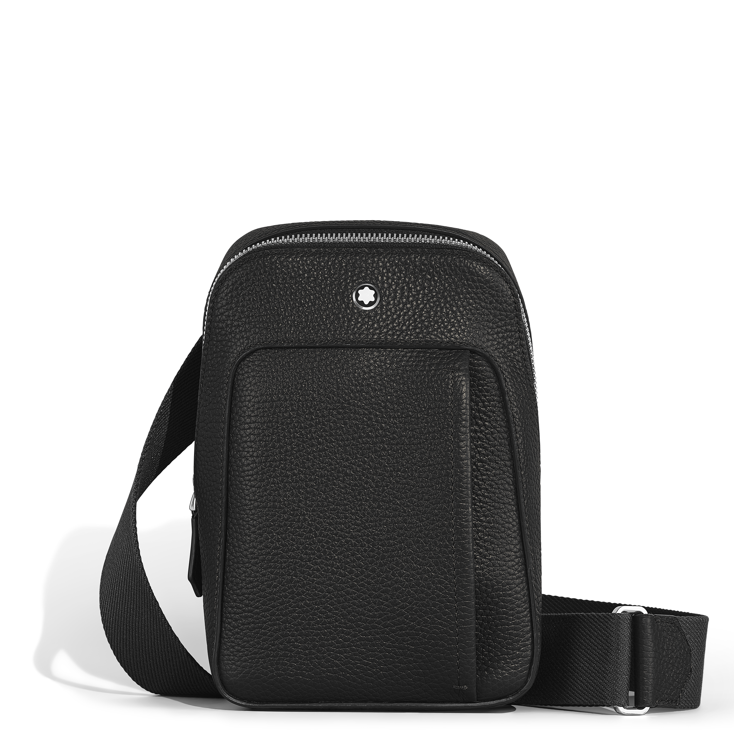 Montblanc - Companion Small On-Body Bag - Leather - Mb220203 - Sling Bags   Black