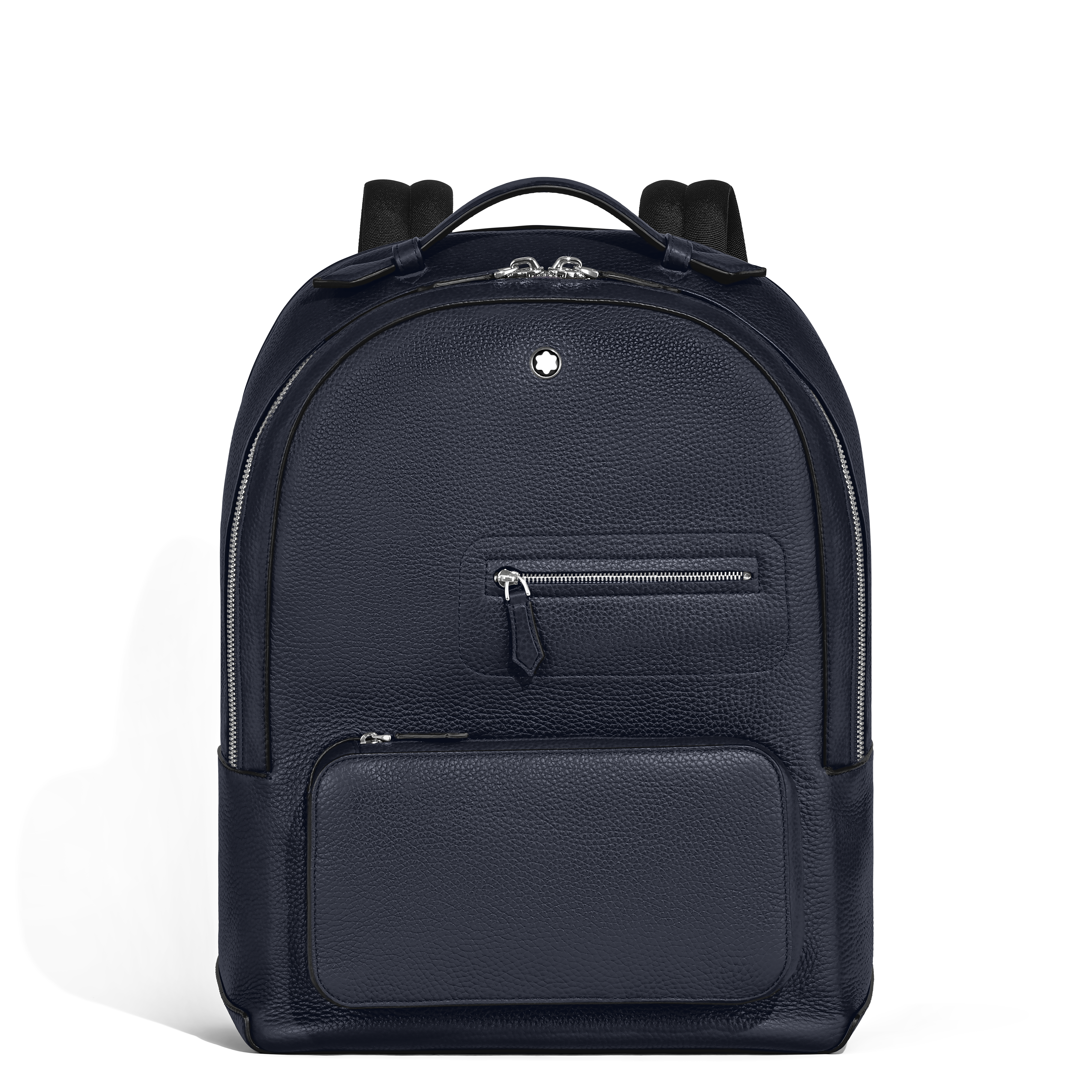 Montblanc - Companion Backpack - Leather - Mb220035 - Backpacks   Midnight Blue