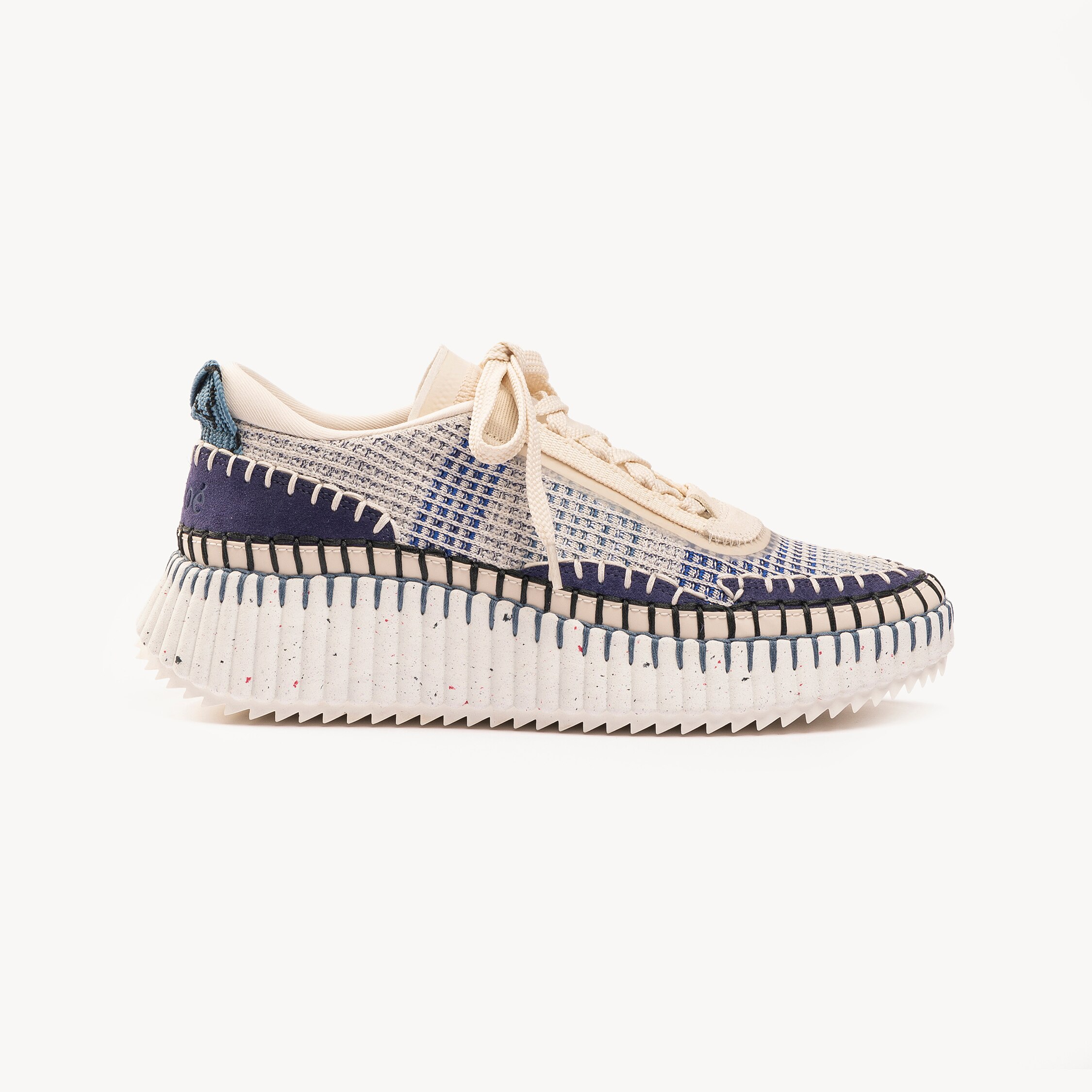 Chloé Nama Stitch Walking Sneakers In Multi