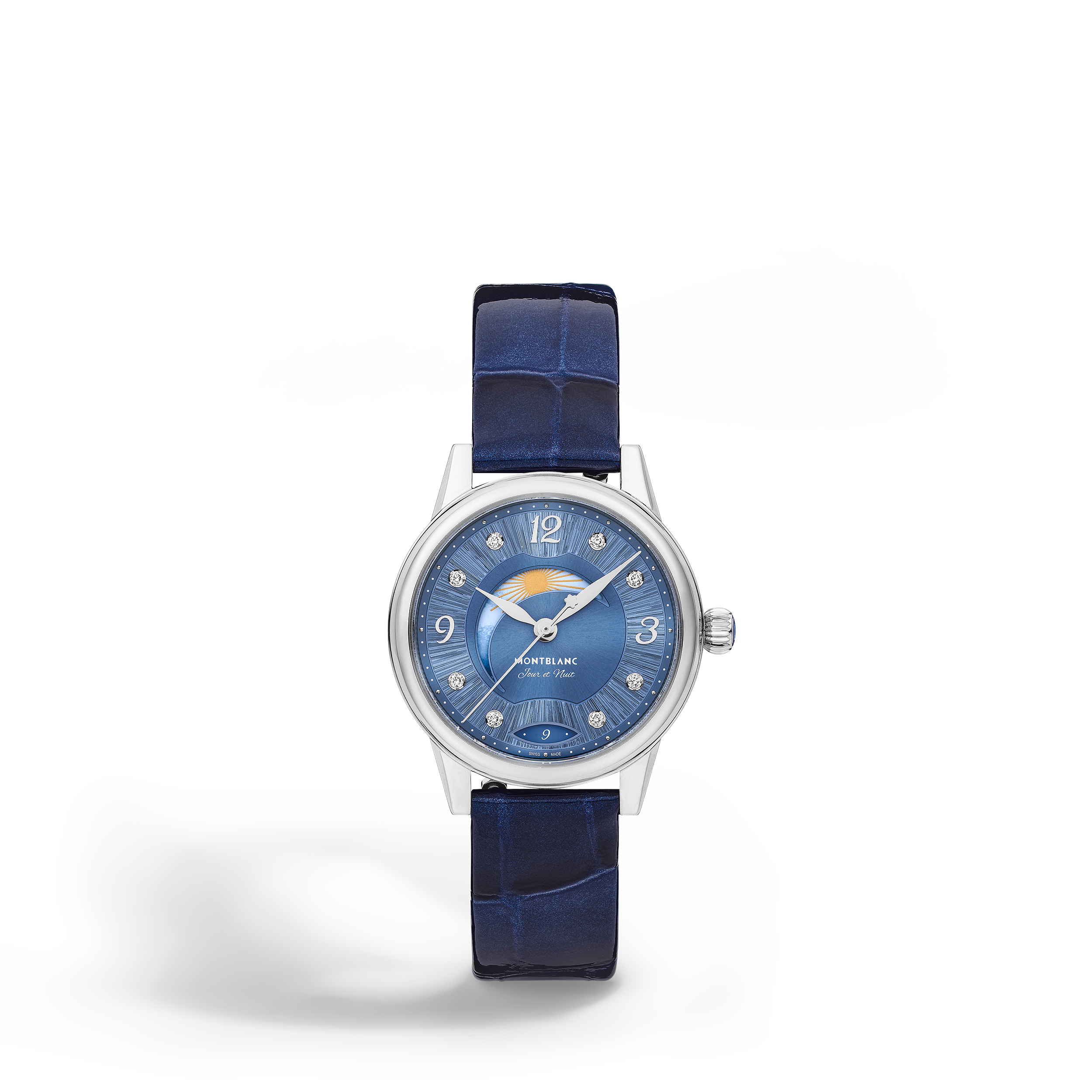 Montblanc - Bohème Day & Night 30 Mm - Steel - Mb133334 - Watch Women's Blue