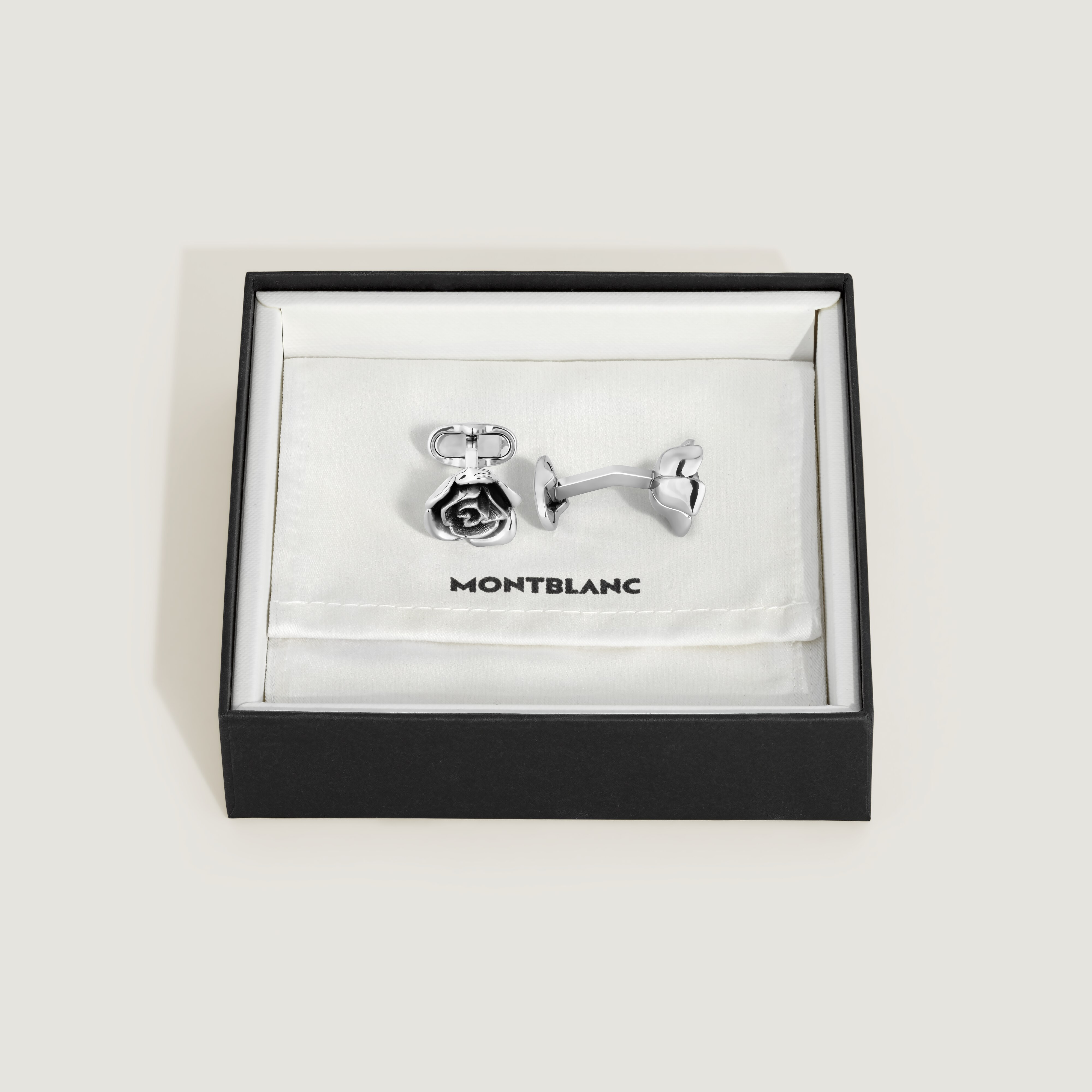  Montblanc - Boutons De Manchette Meisterstück Roméo Et Juliette - Argenté - Argent Massif 925/1000 - Mb135972 - Boutons De Manchette 