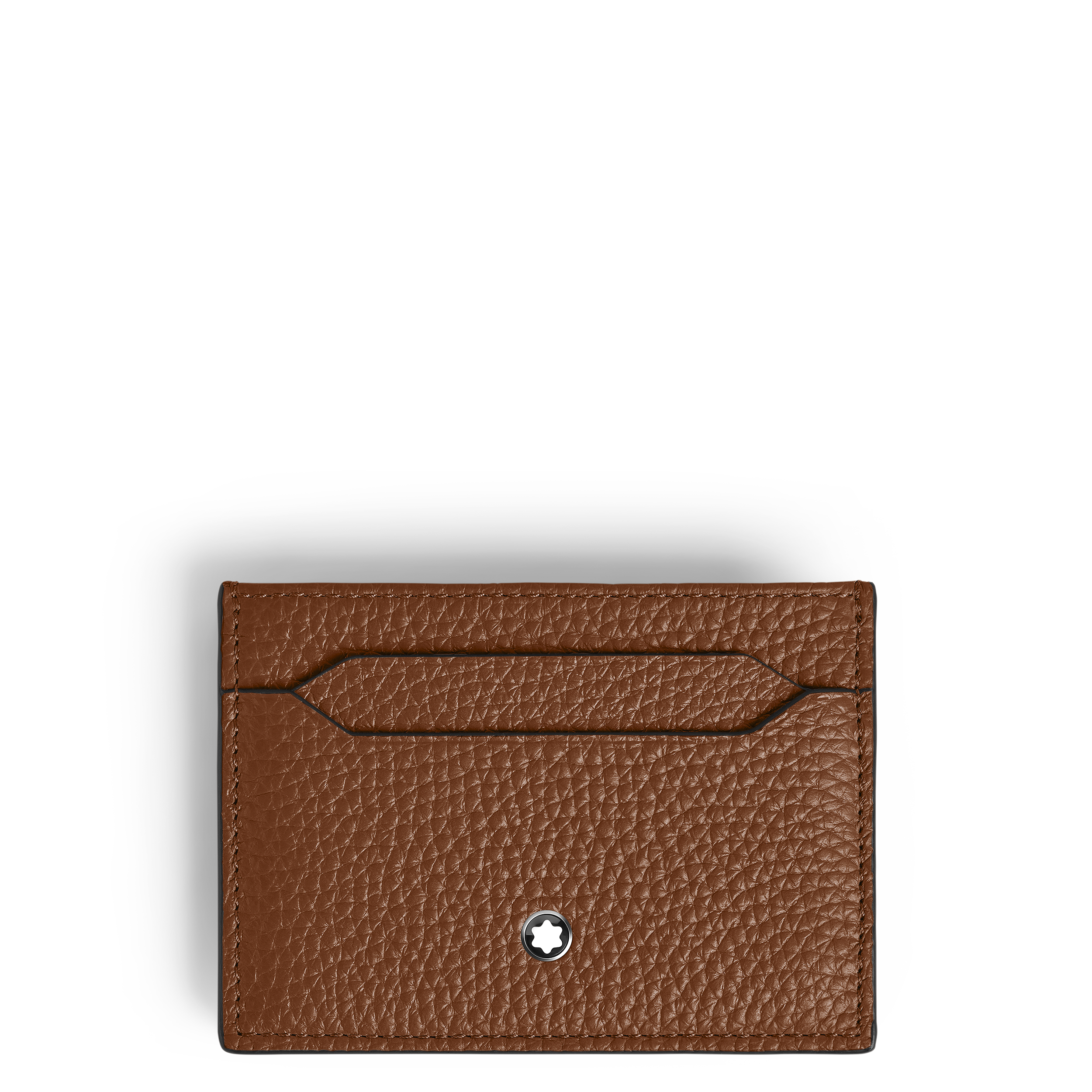 Montblanc - Card Holder 5Cc In Grain Leather - Leather - Mb221392 - Card Holders   Fauve
